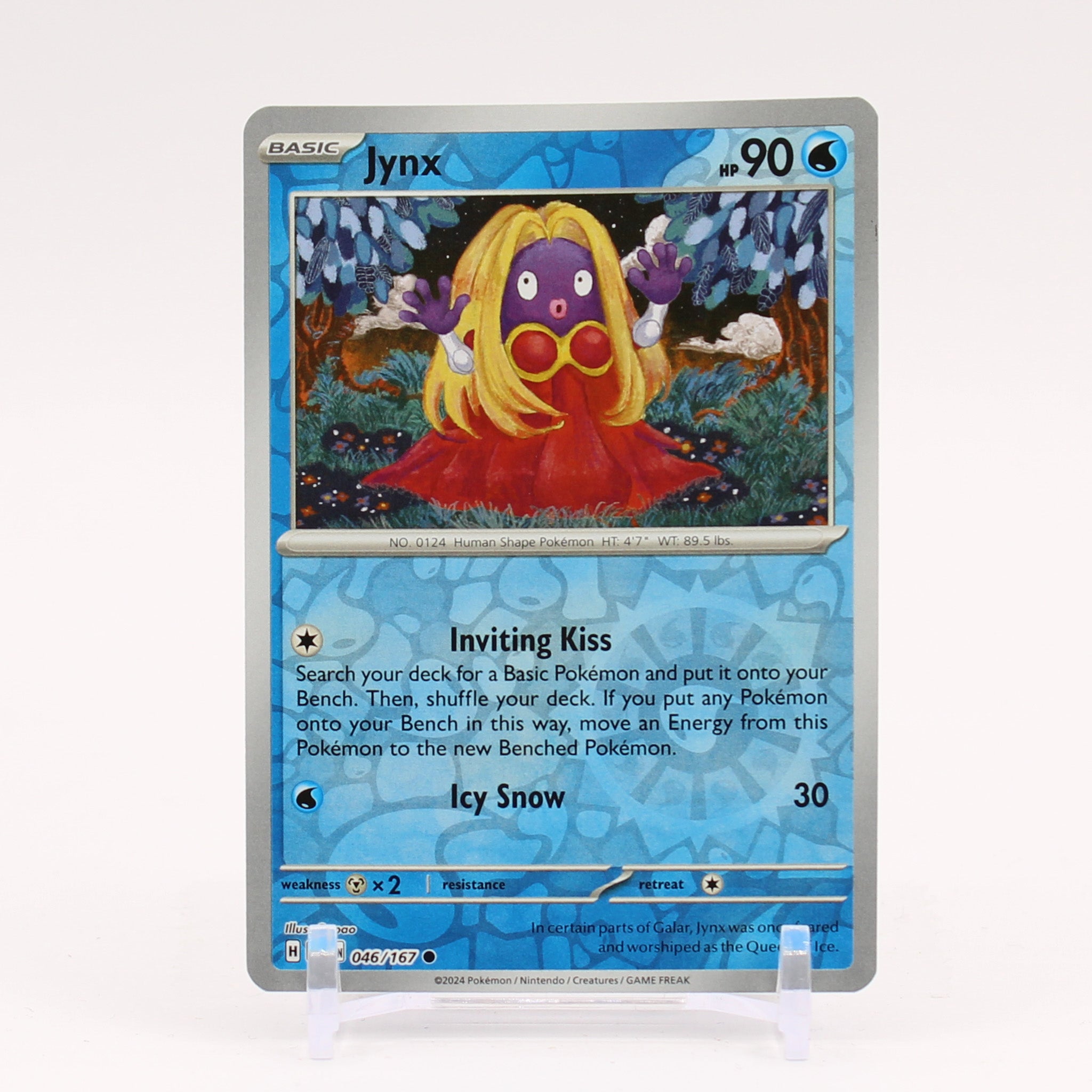 Jynx - 046/167 Twilight Masquerade REVERSE Holo Pokemon - NM/MINT