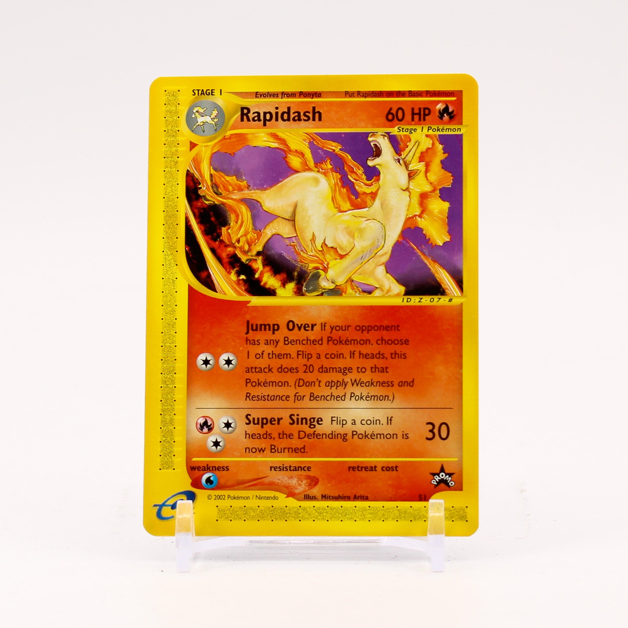 Rapidash - 51 Black Star Promo e-Reader Pokemon - NM/MINT