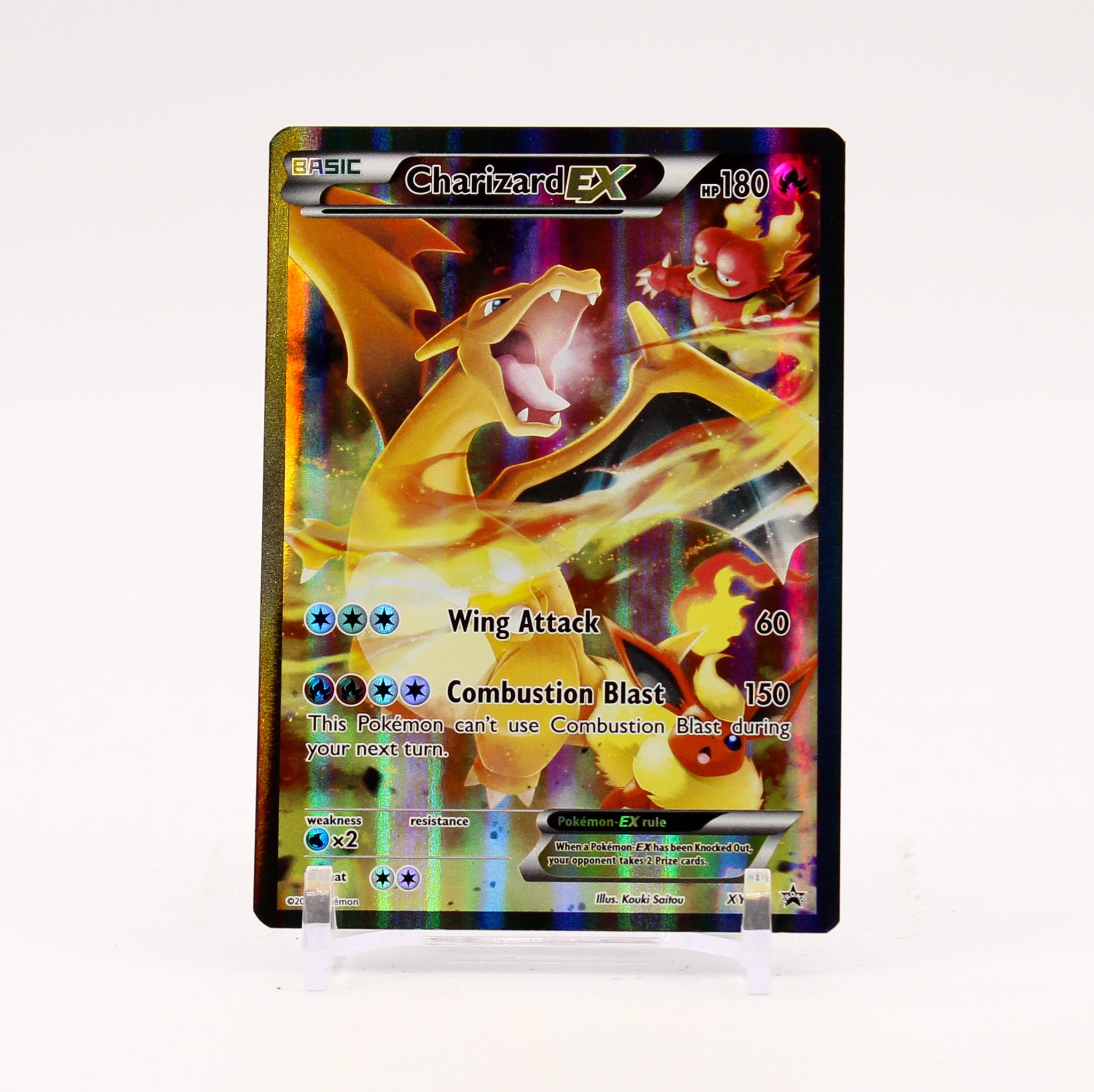 Charizard EX - XY121 Black Star Promo Alternate Art Pokemon - LP