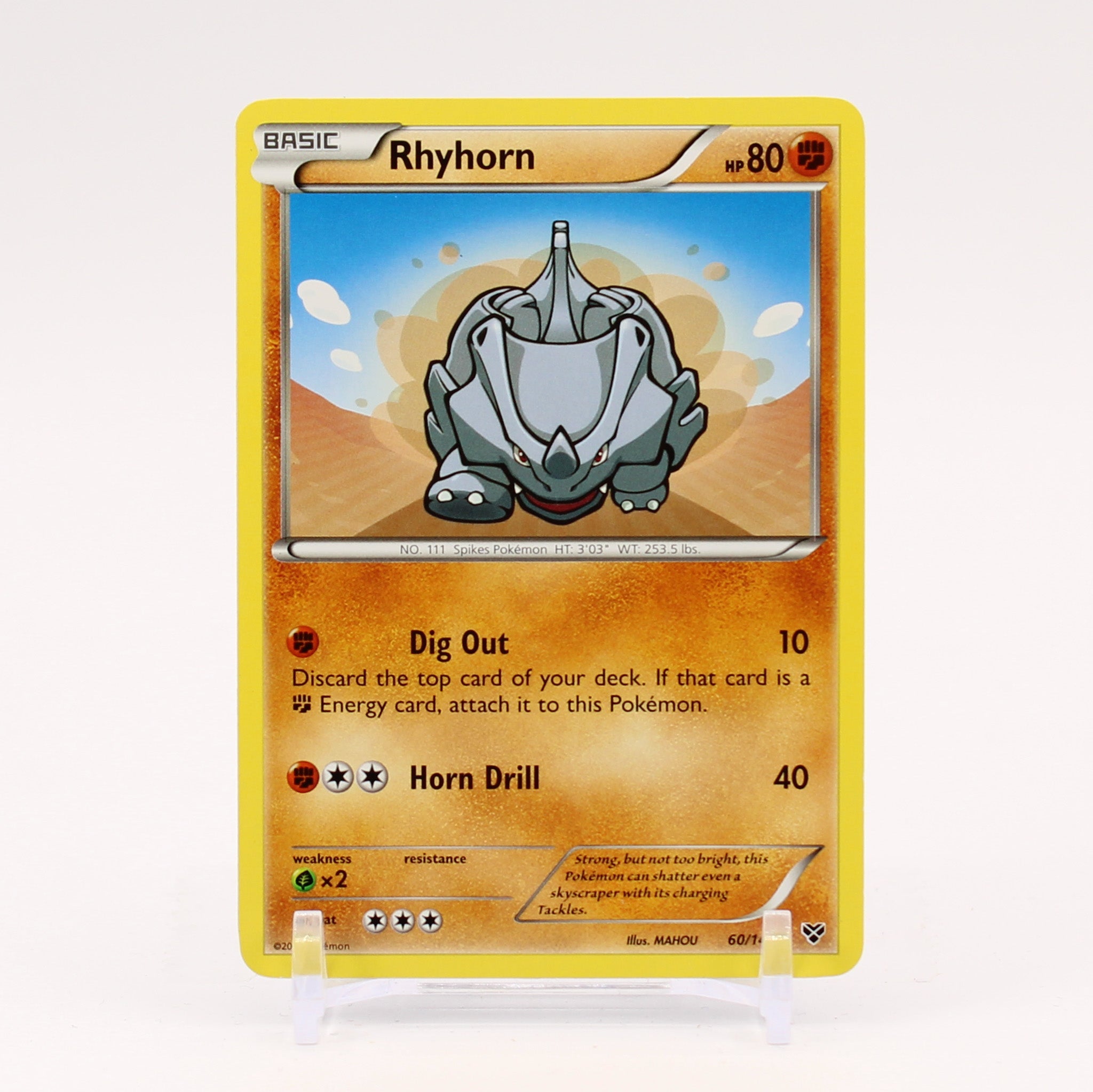 Rhyhorn - 60/146 XY Pokemon - NM