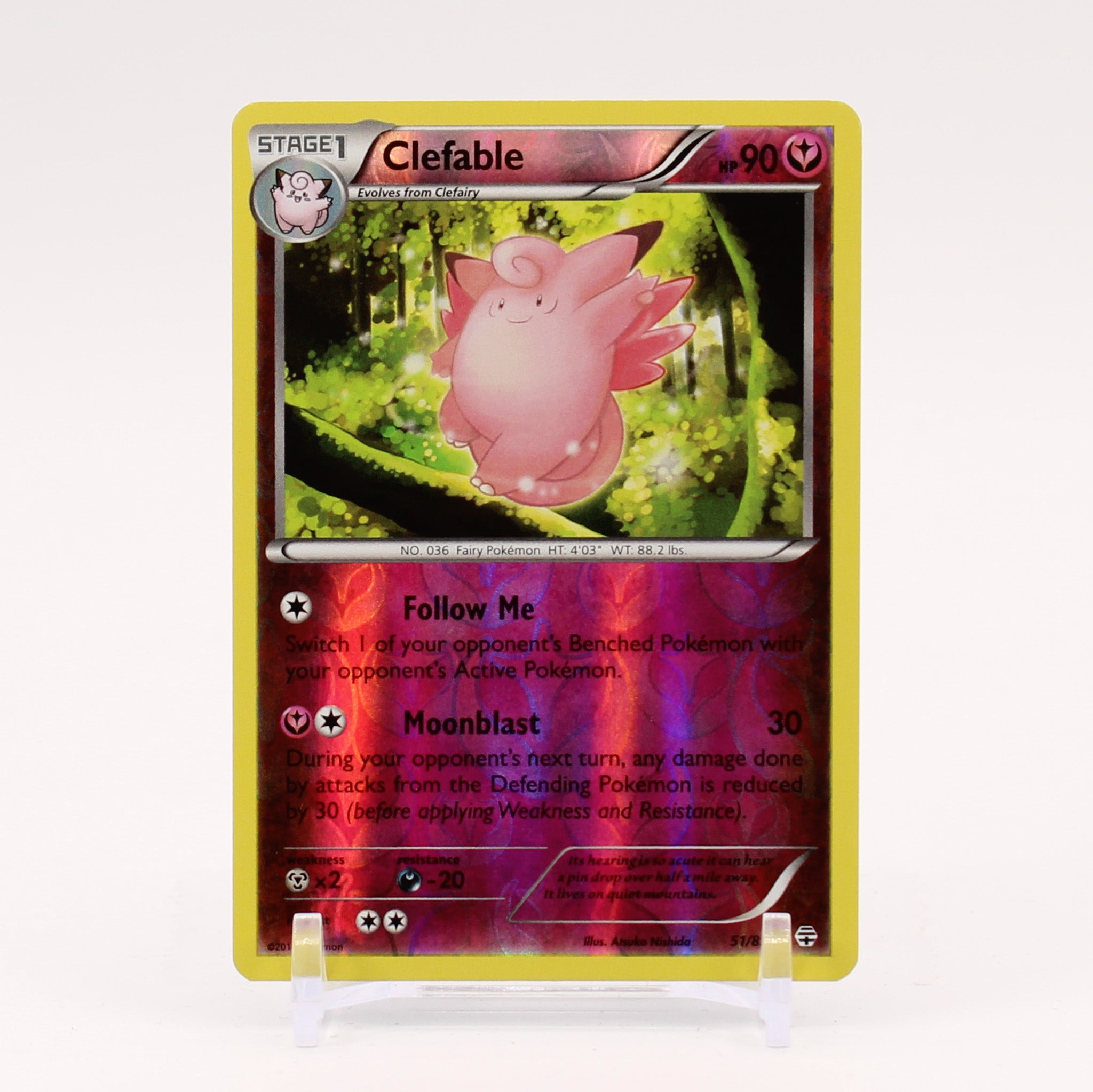 Clefable - 51/83 Generations Reverse Holo Pokemon - NM