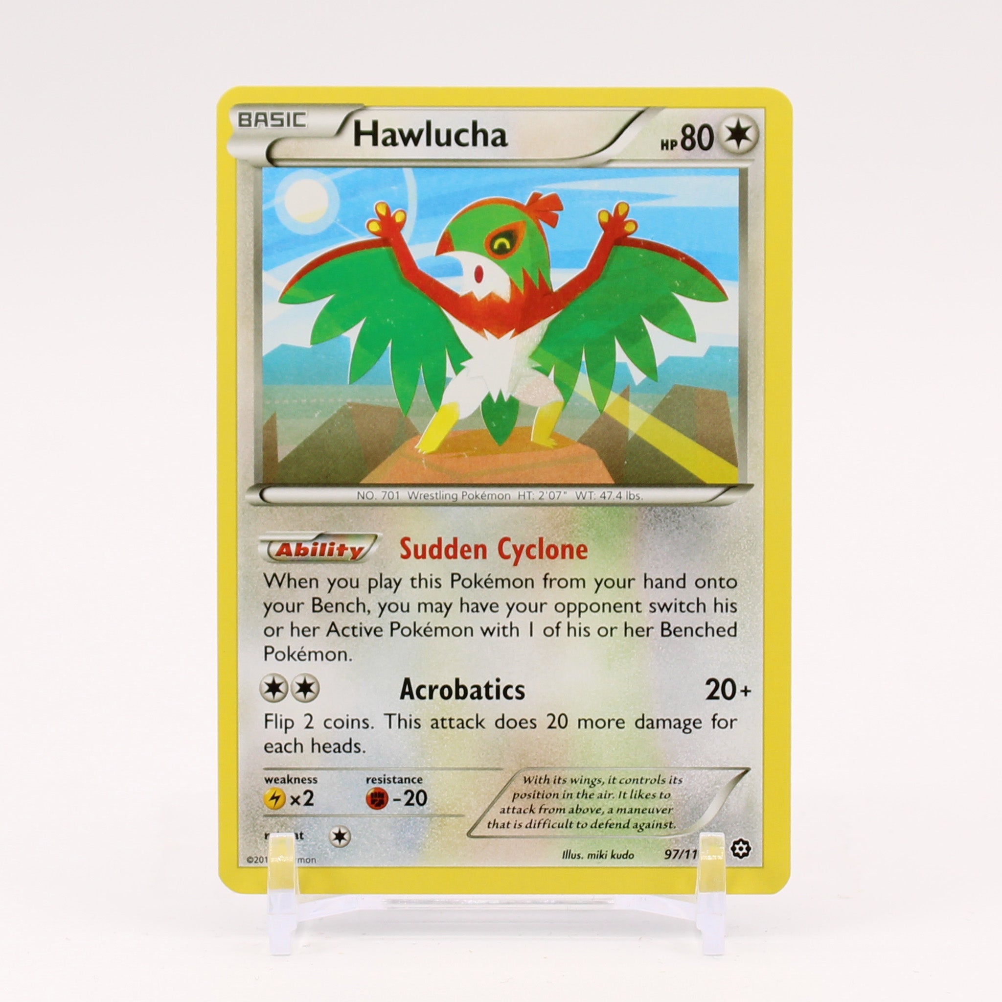 Hawlucha - 97/114 Steam Siege Pokemon - NM