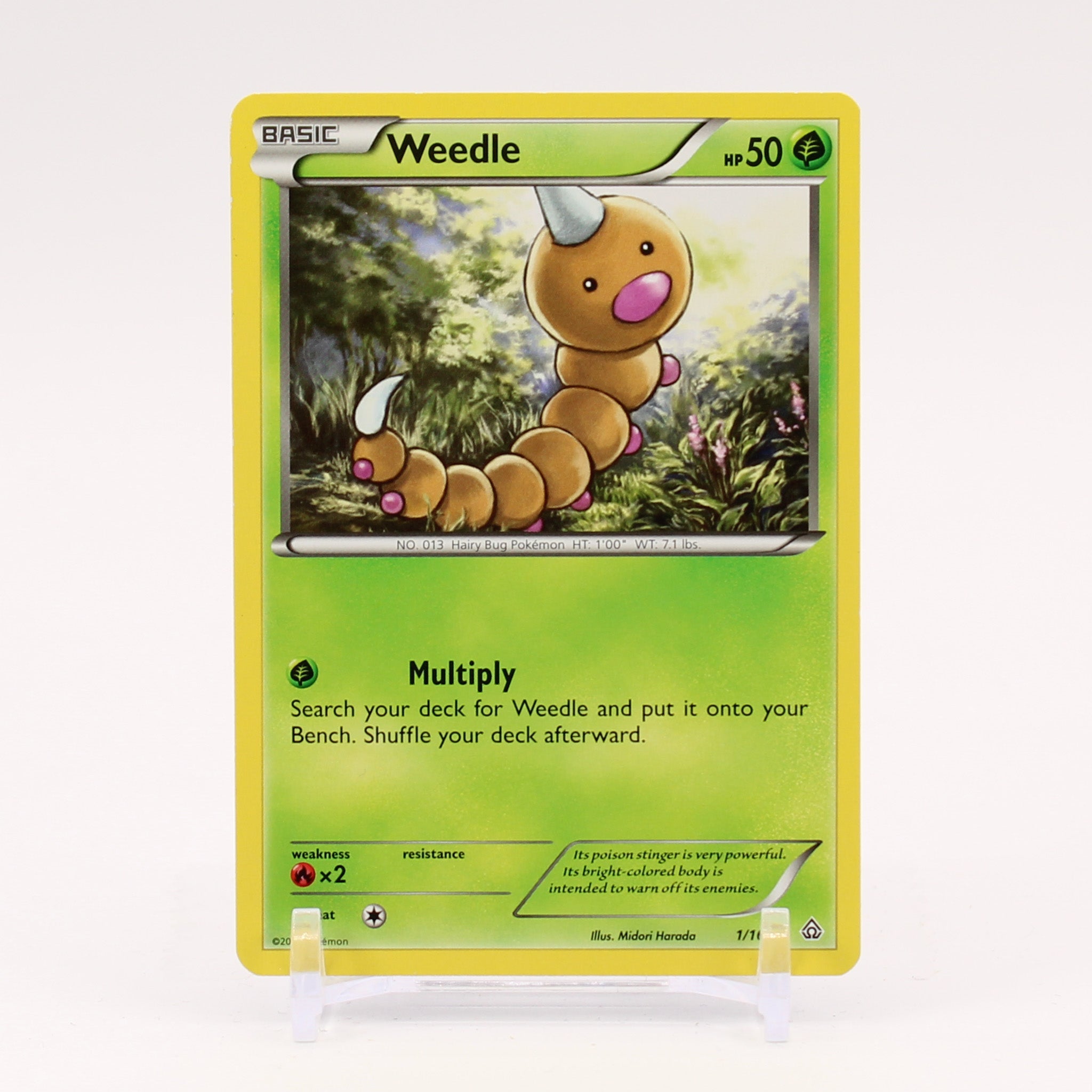 Weedle - 1/160 Primal Clash Pokemon - NM