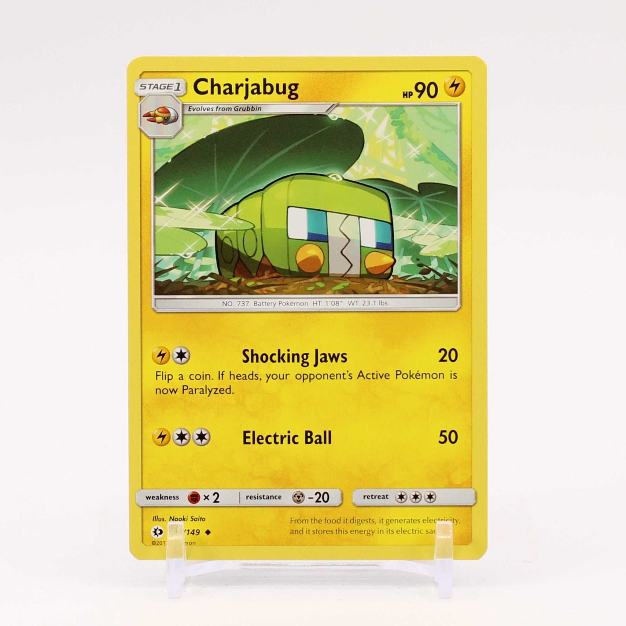 Charjabug - 51/149 Sun & Moon Pokemon - NM/MINT