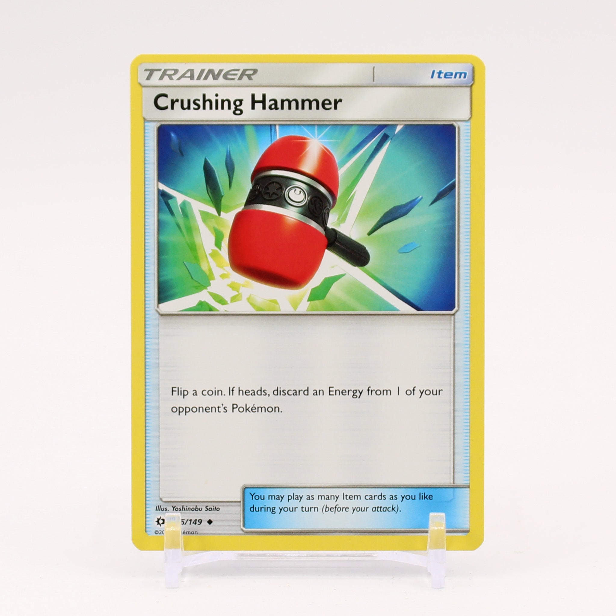 Crushing Hammer - 115/149 Sun & Moon Trainer - NM/MINT