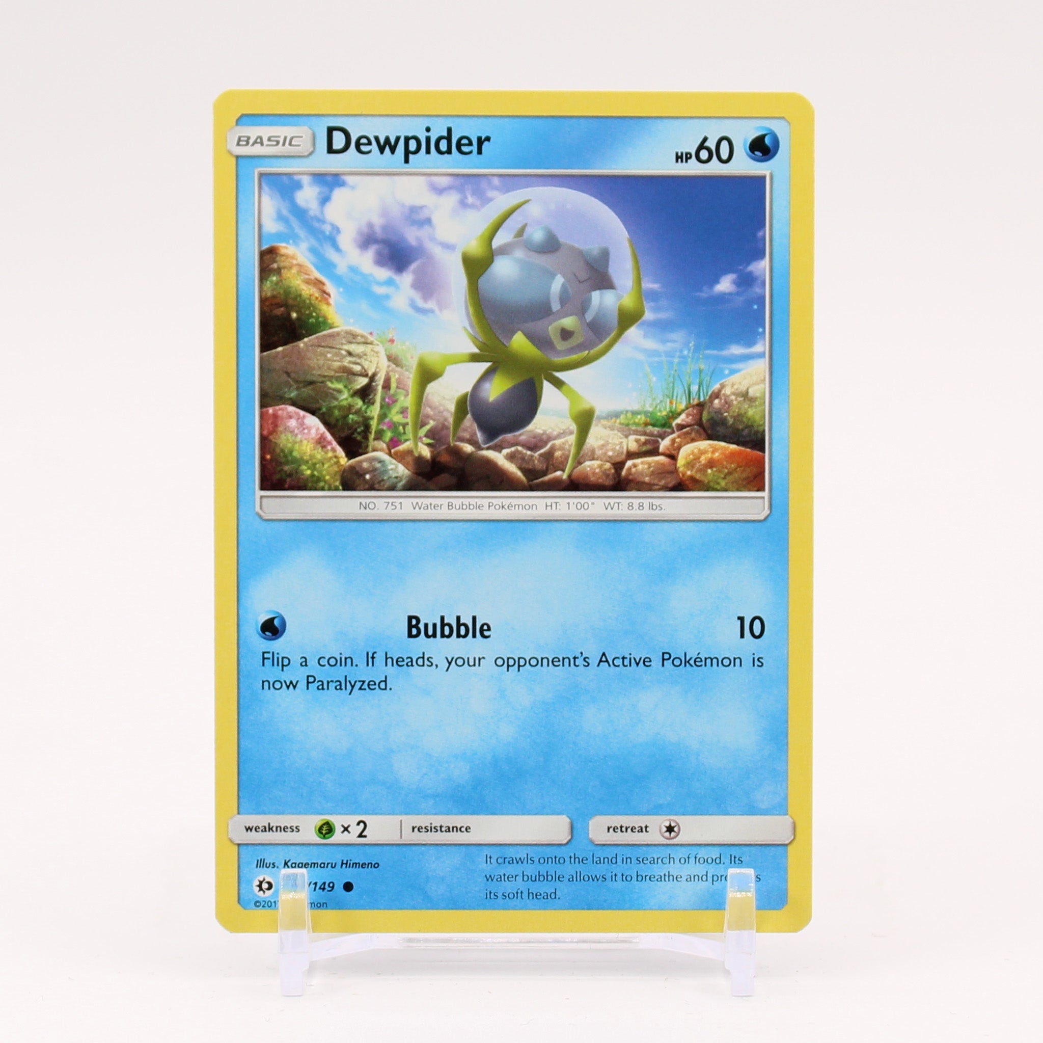 Dewpider - 45/149 Sun & Moon Pokemon - NM/MINT