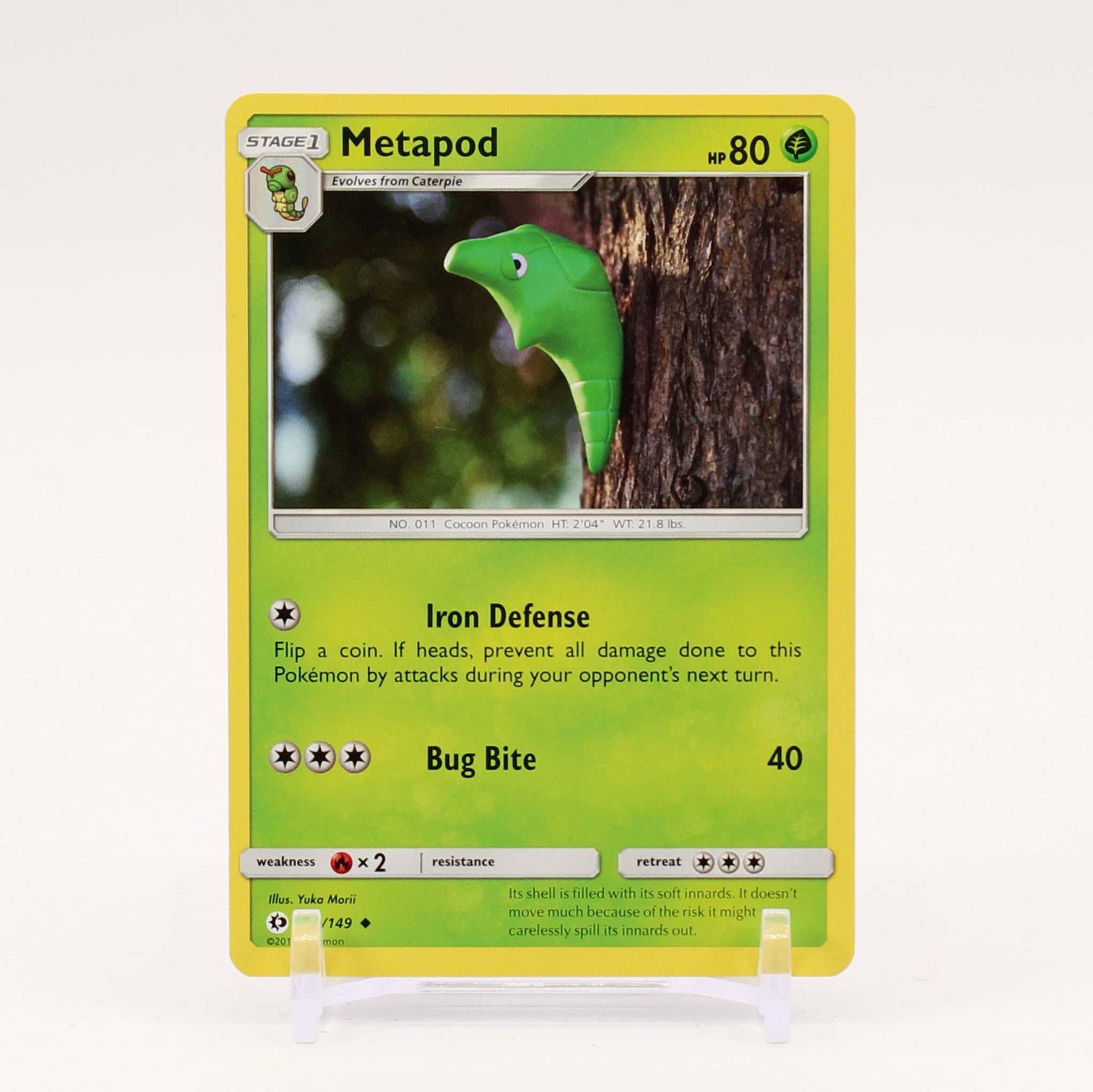 Metapod - 2/149 Sun & Moon Pokemon - NM/MINT