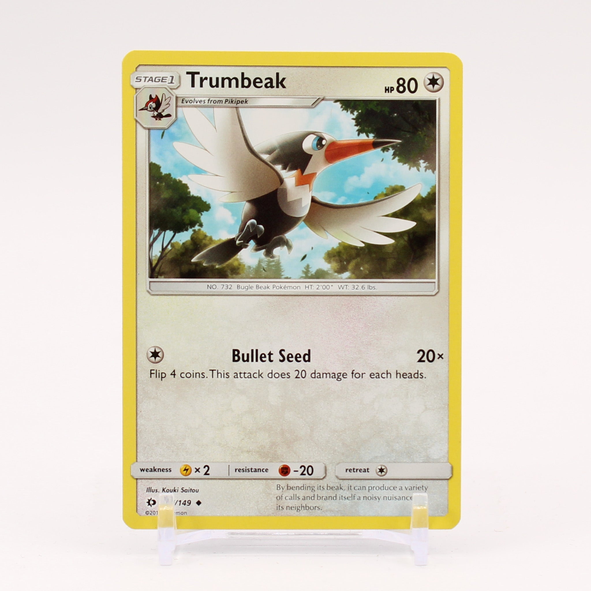 Trumbeak - 107/149 Sun & Moon Pokemon - NM/MINT