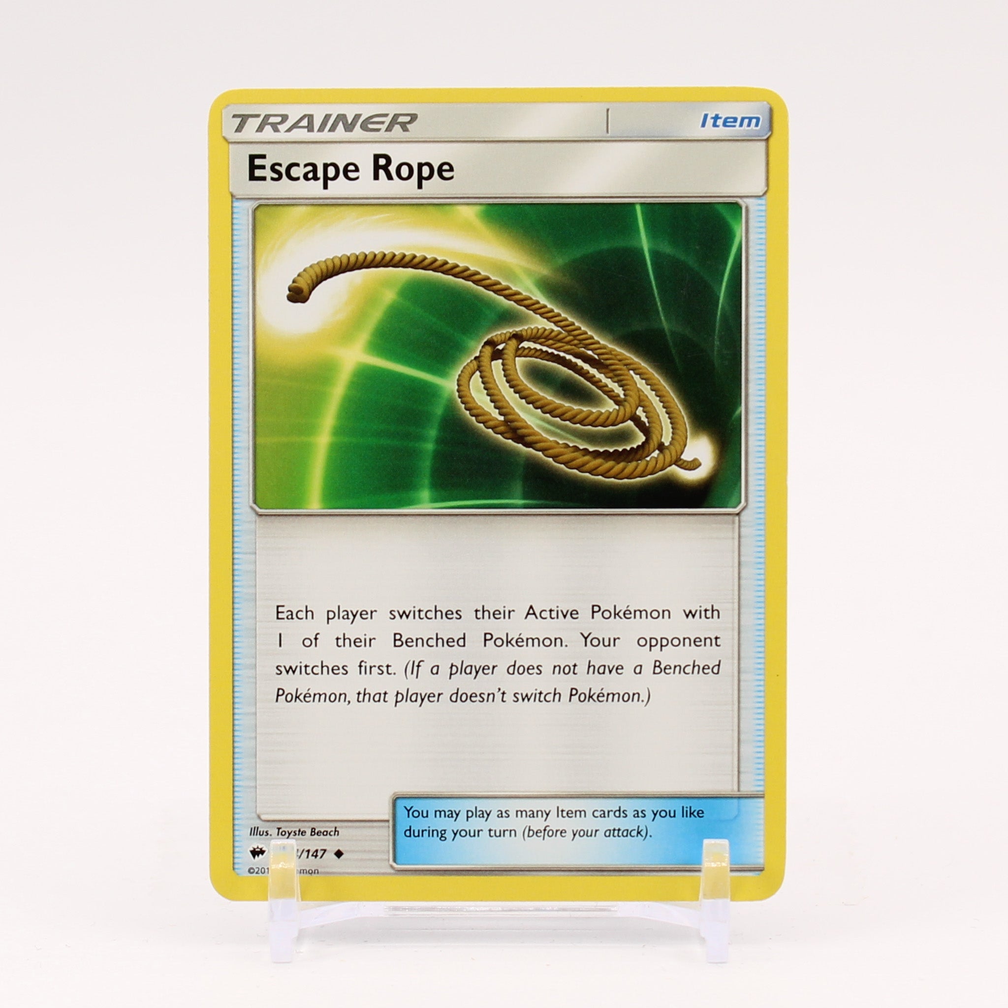 Escape Rope - 114/147 Burning Shadows Trainer - NM/MINT