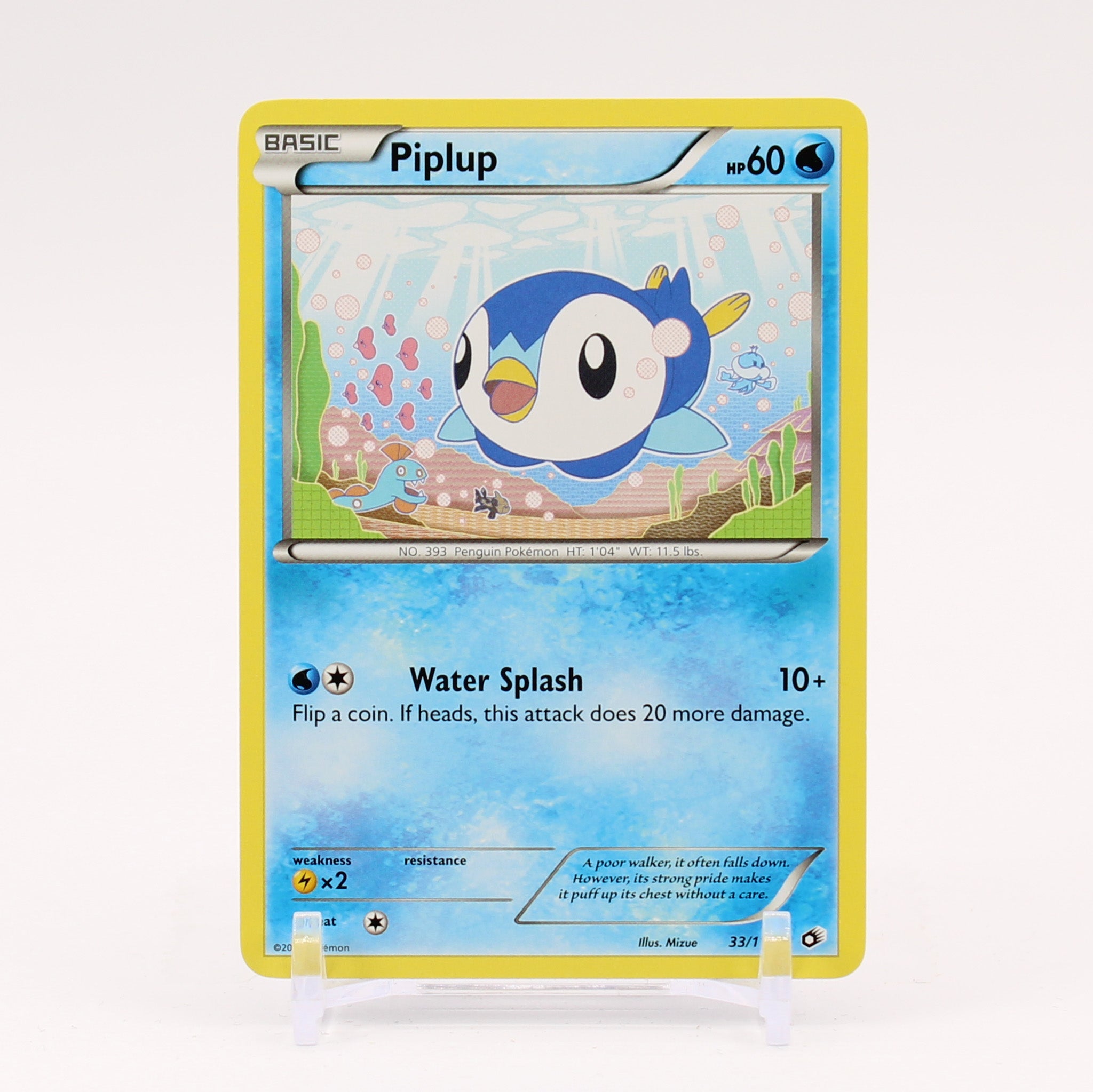 Piplup - 33/113 Legendary Treasures Pokemon - NM