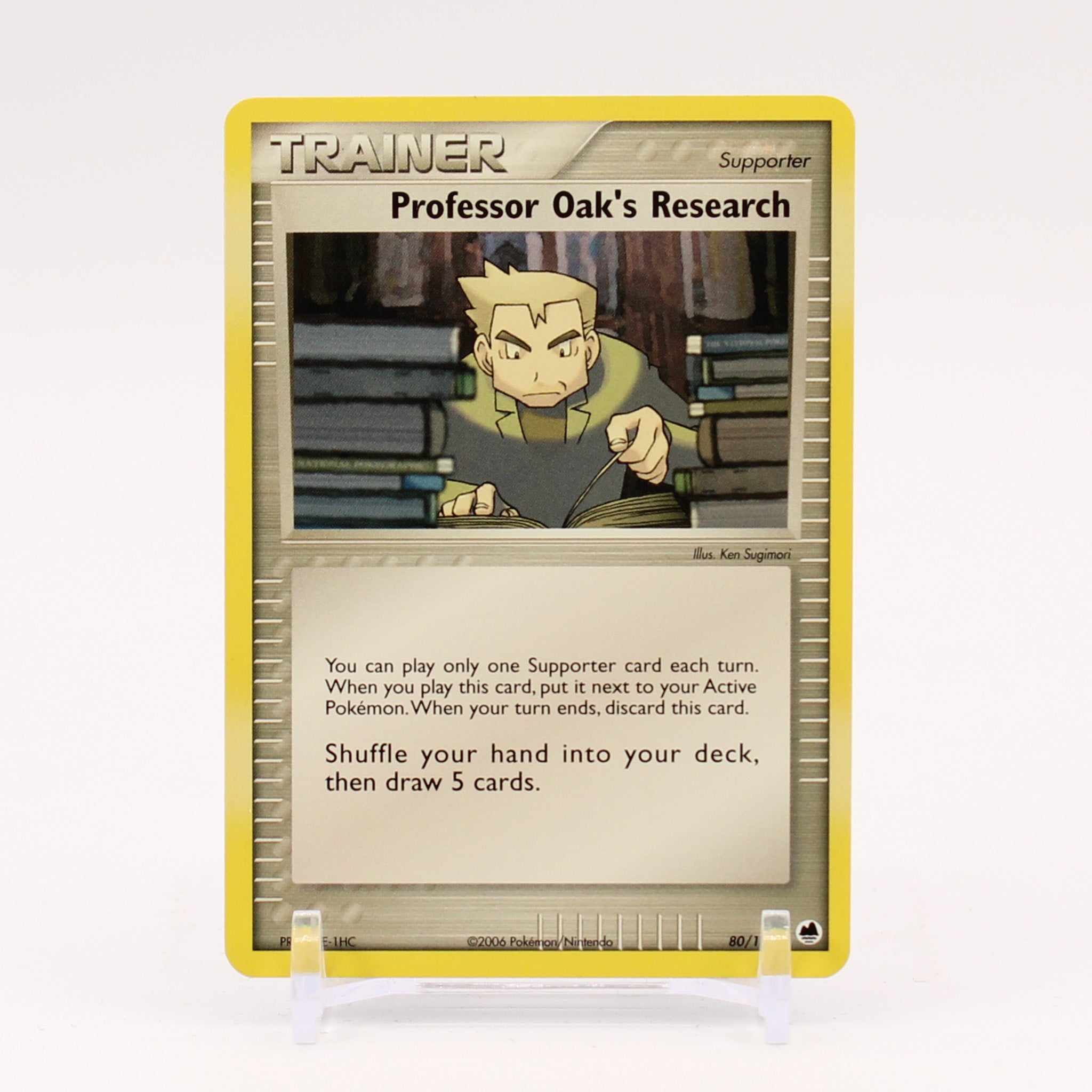 Professor Oak's Research - 80/101 Dragon Frontiers Trainer - NM