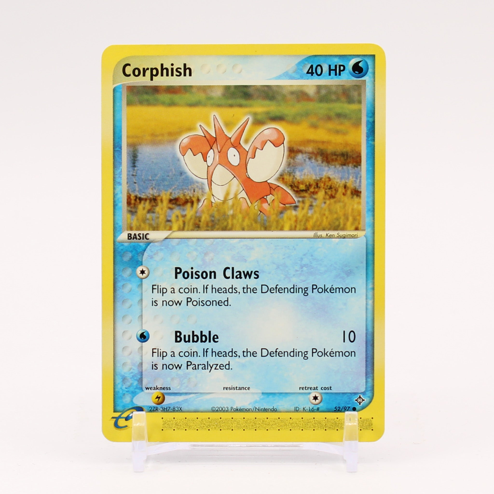 Corphish - 52/97 ex Dragon Pokemon - NM