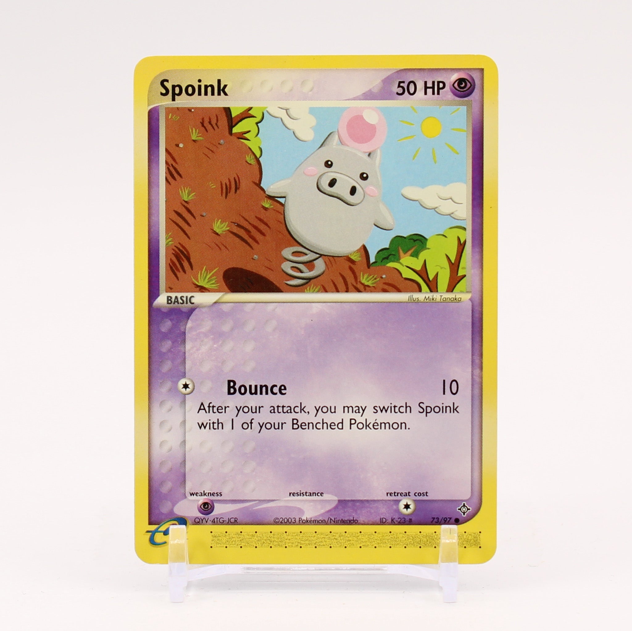 Spoink - 73/97 ex Dragon Pokemon - NM