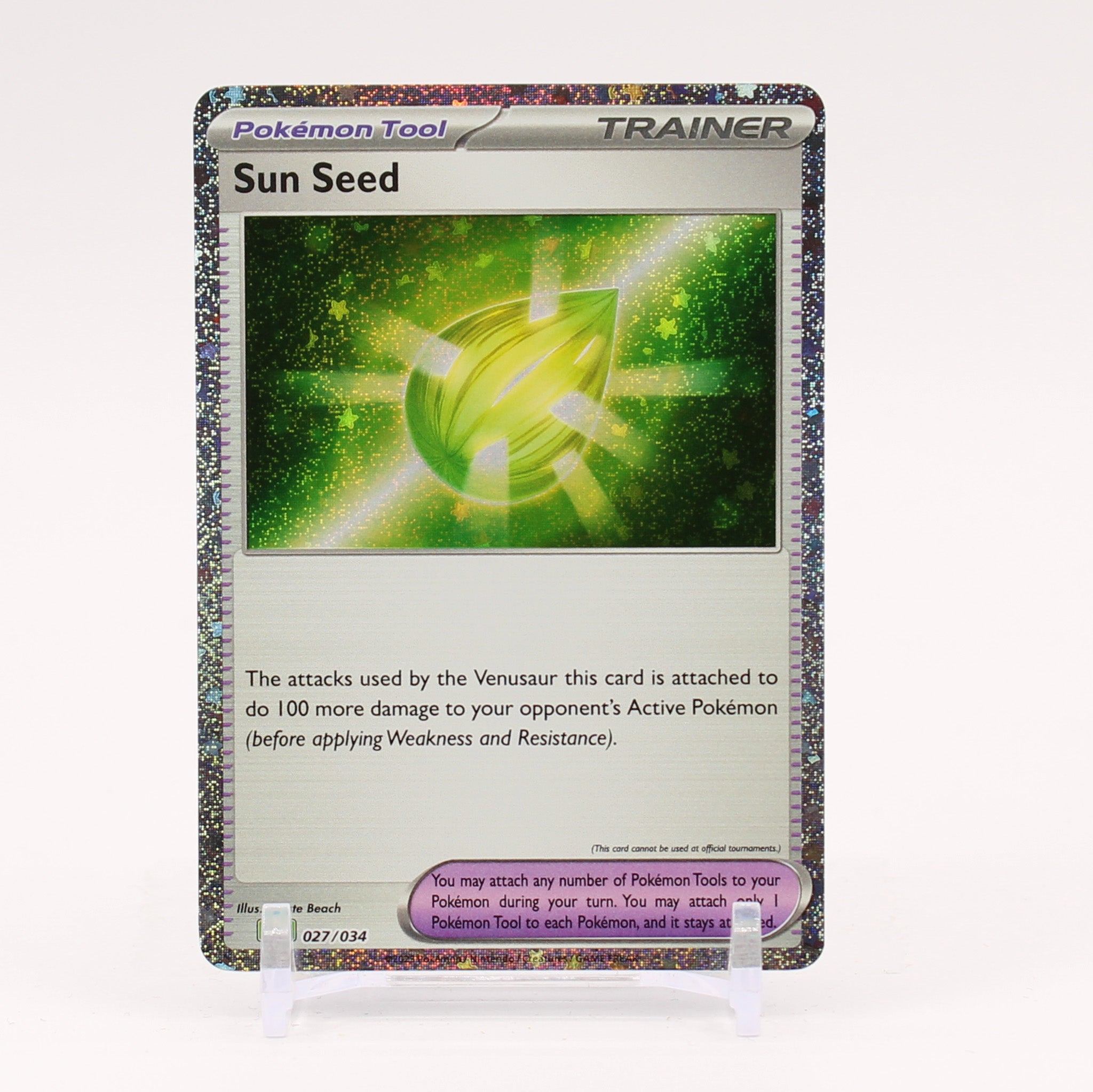 Sun Seed - 027/034 TCG Classic Holo Trainer - NM/MINT