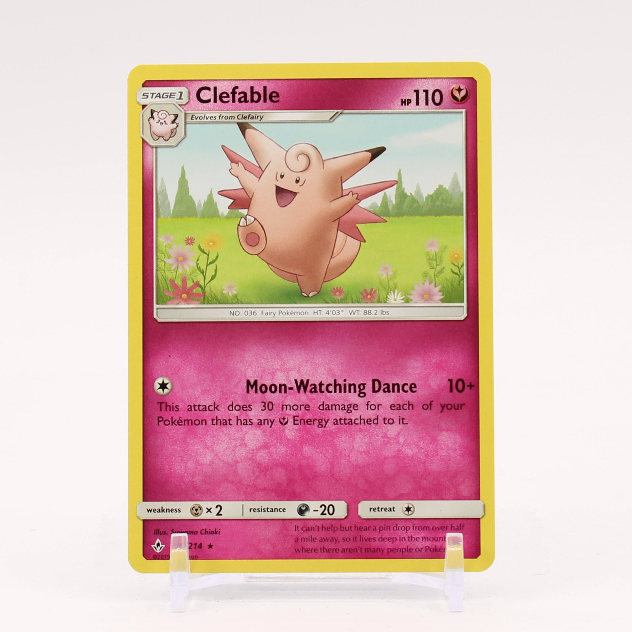 Clefable - 133/214 Unbroken Bonds Rare Pokemon - NM/MINT