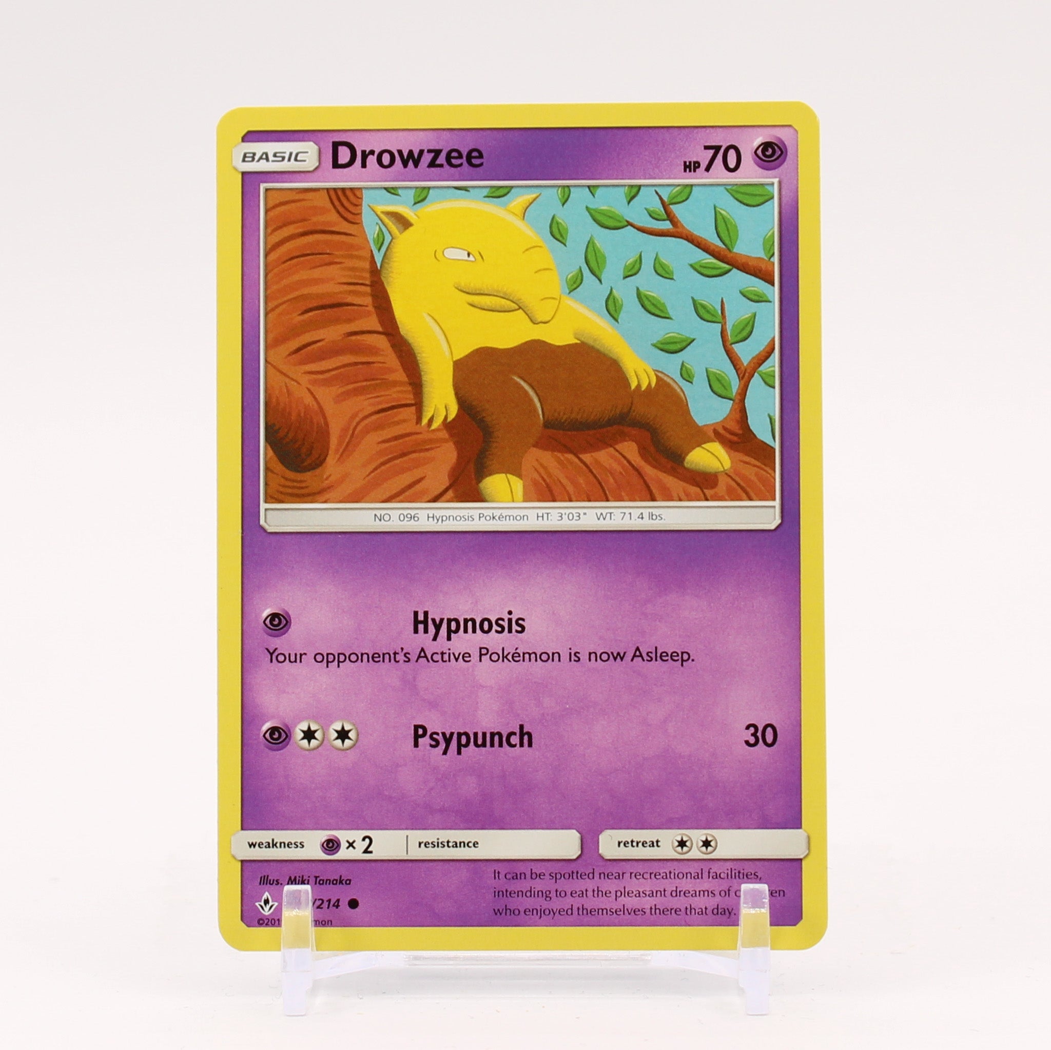 Drowzee - 71/214 Unbroken Bonds Pokemon - NM/MINT