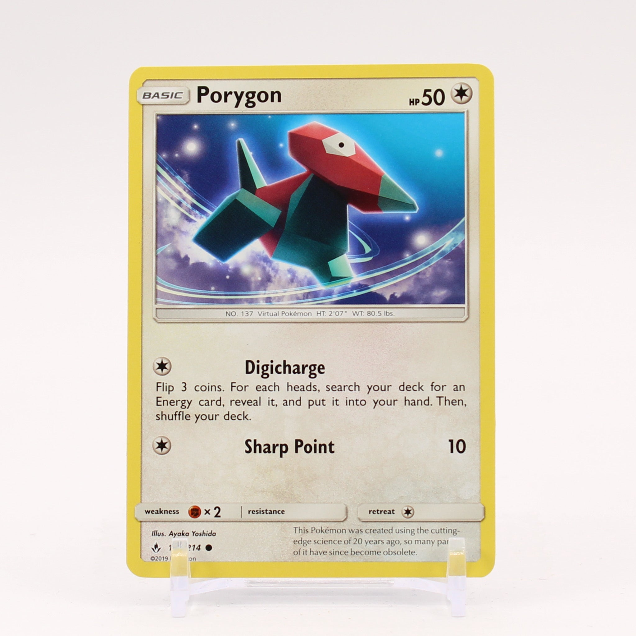 Porygon - 154/214 Unbroken Bonds Pokemon - NM/MINT