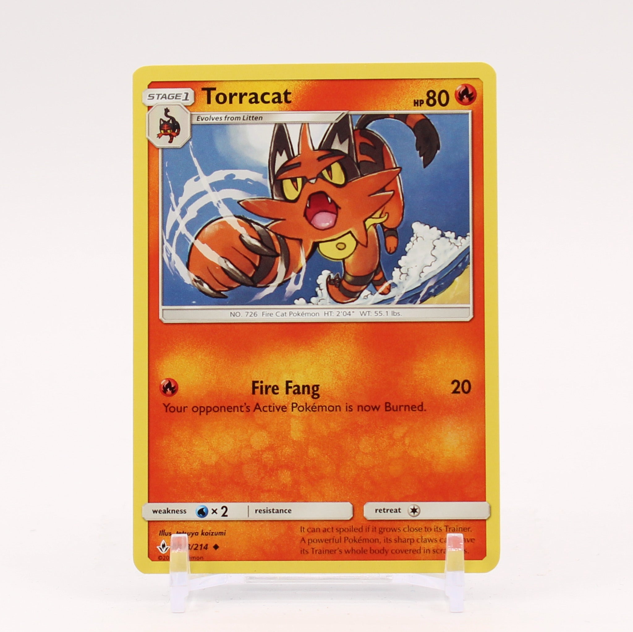 Torracat - 28/214 Unbroken Bonds Pokemon - NM/MINT