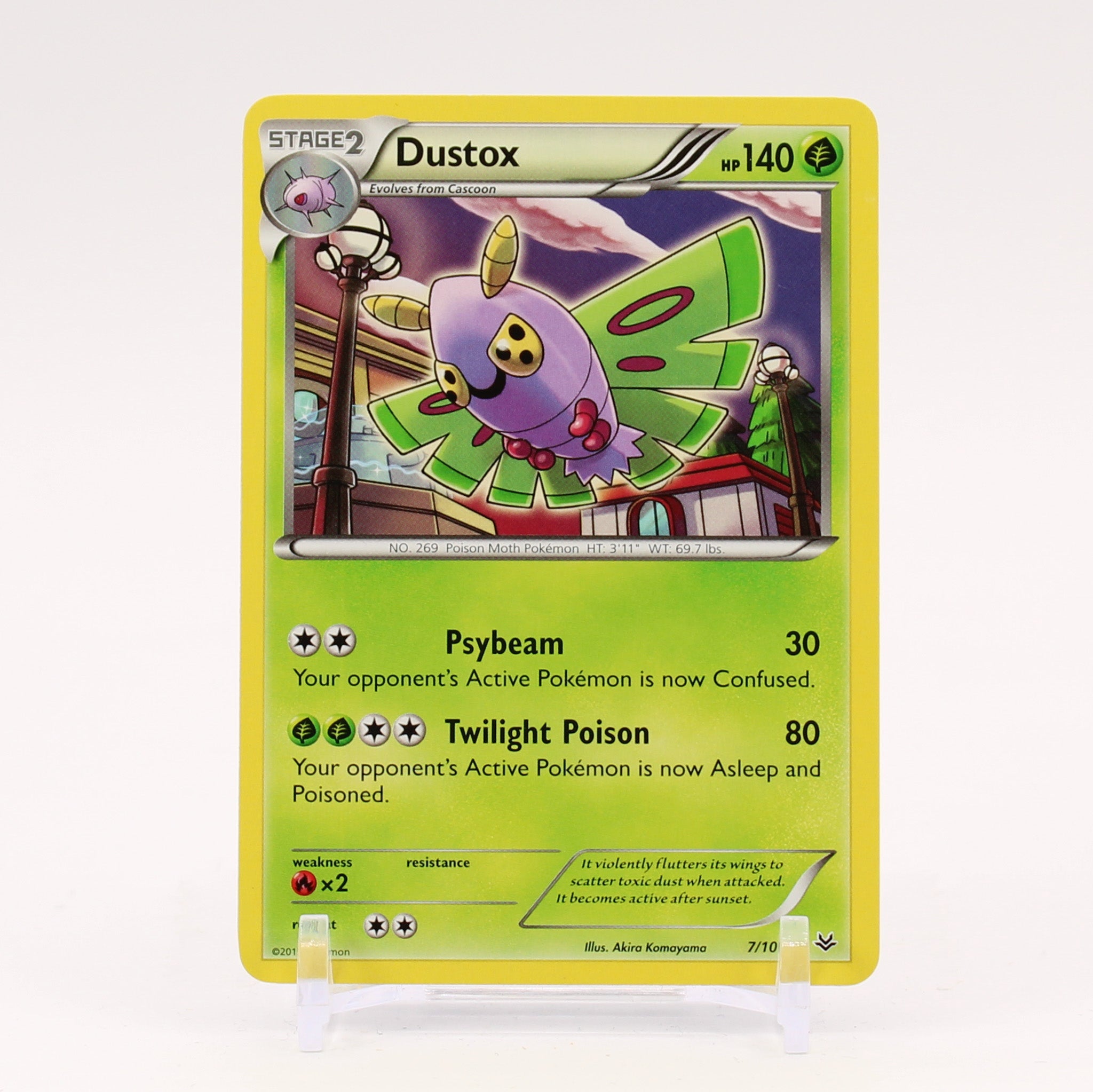 Dustox - 7/108 Roaring Skies Pokemon - NM