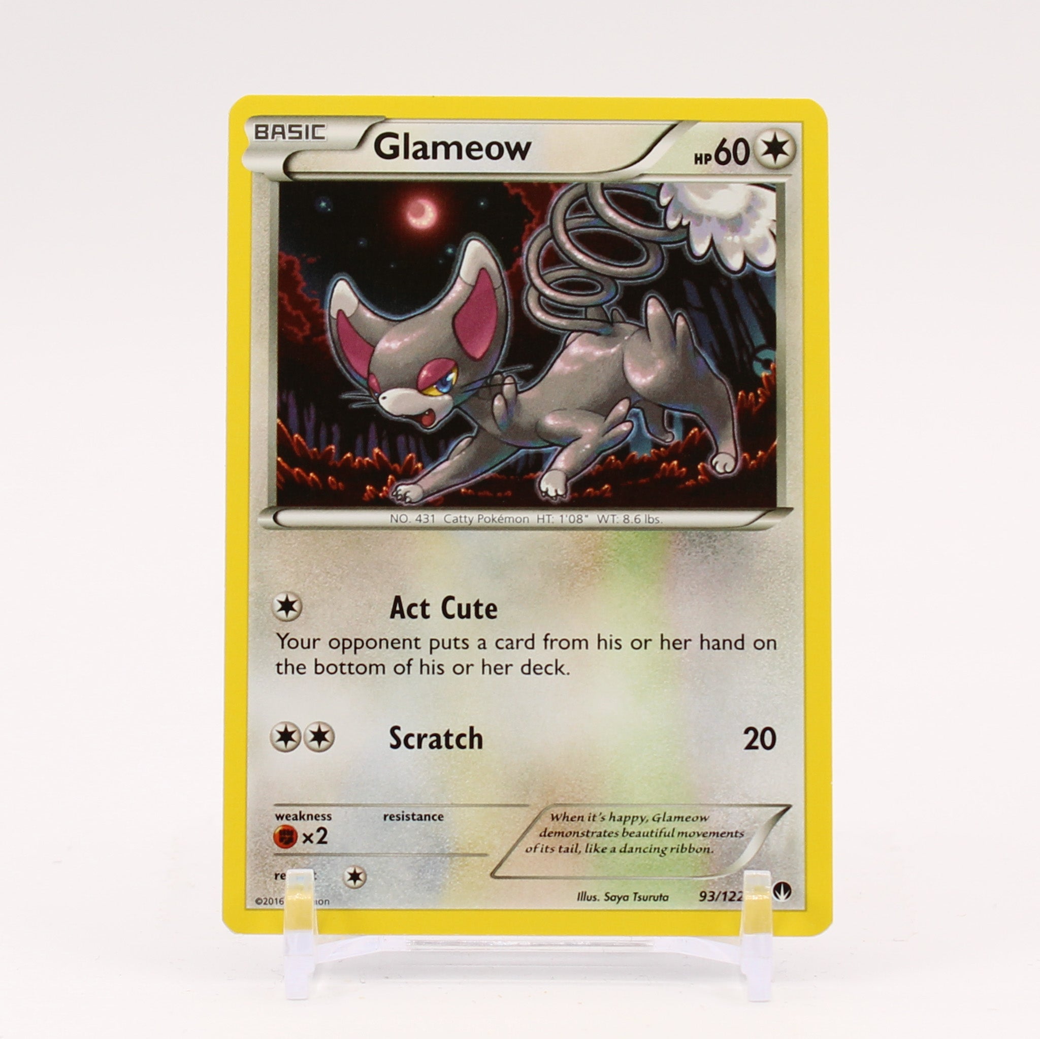 Glameow - 93/122 BREAKPoint Pokemon - NM