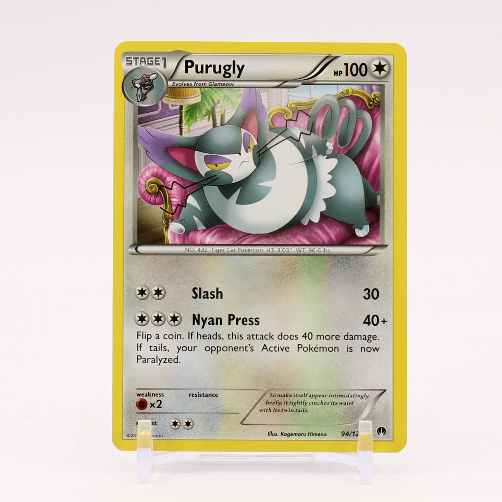 Purugly - 94/122 BREAKPoint Pokemon - NM