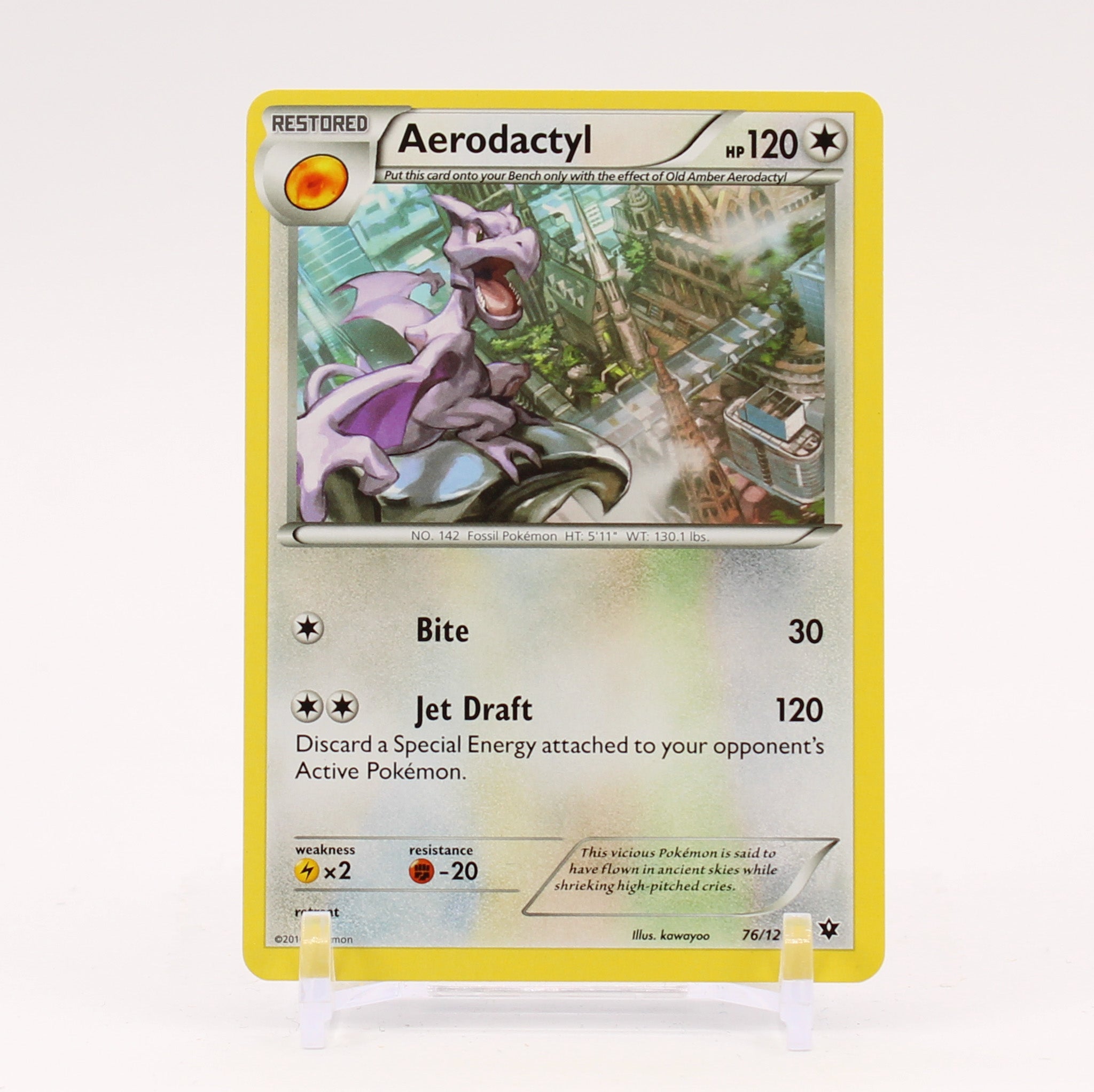 Aerodactyl - 76/124 Fates Collide Rare Pokemon - NM