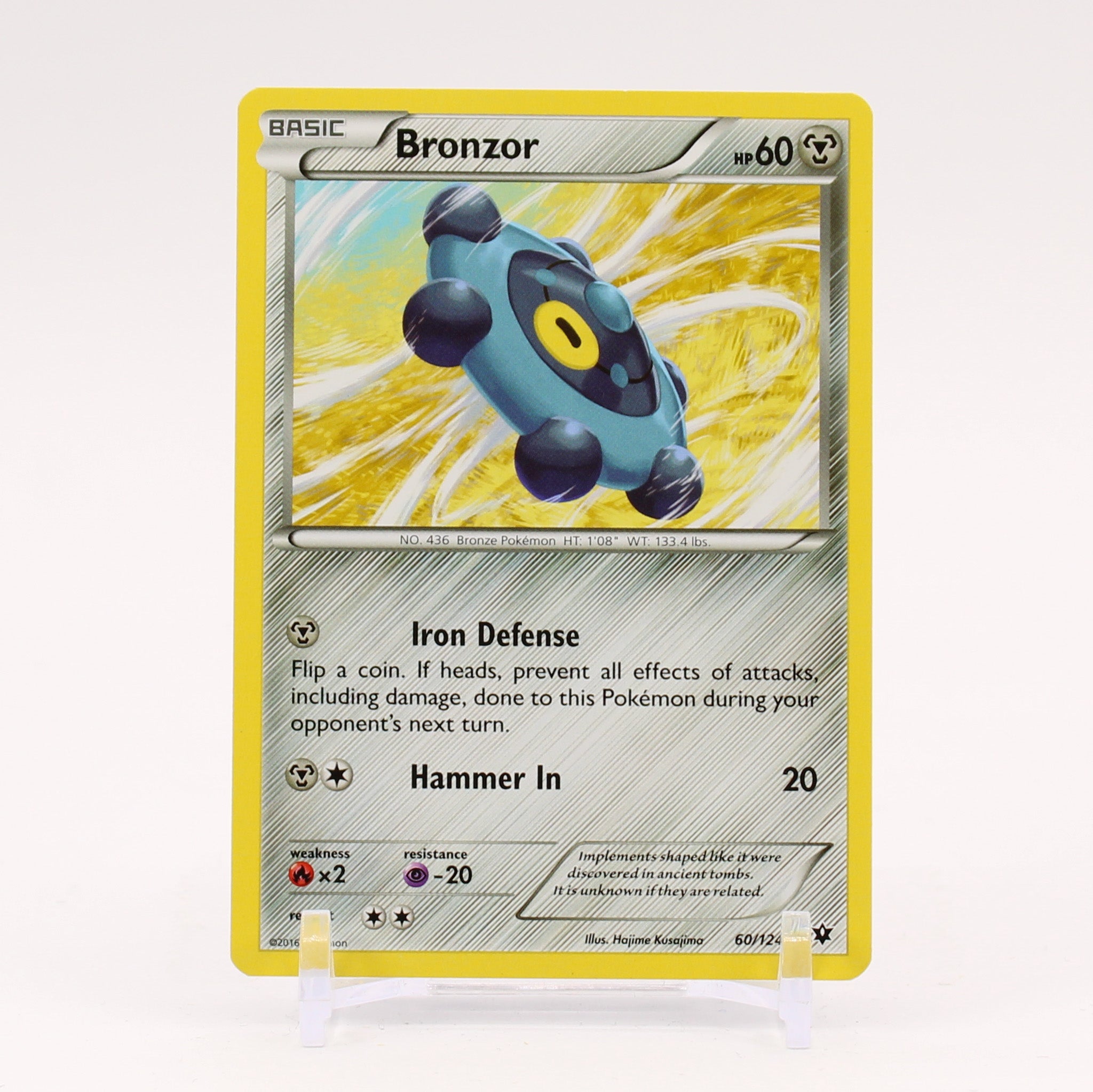 Bronzor - 60/124 Fates Collide Pokemon - NM