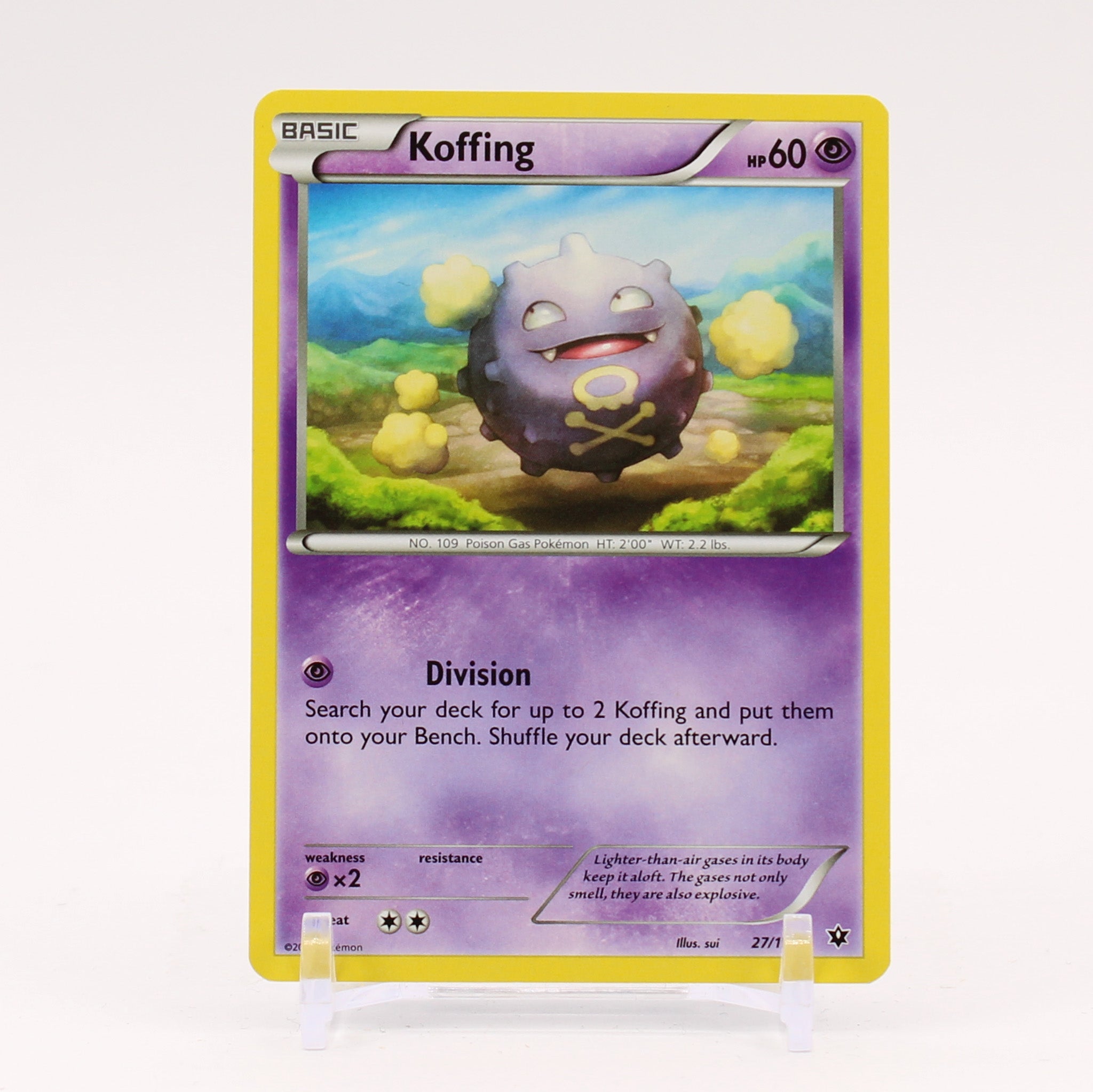 Koffing - 27/124 Fates Collide Pokemon - NM