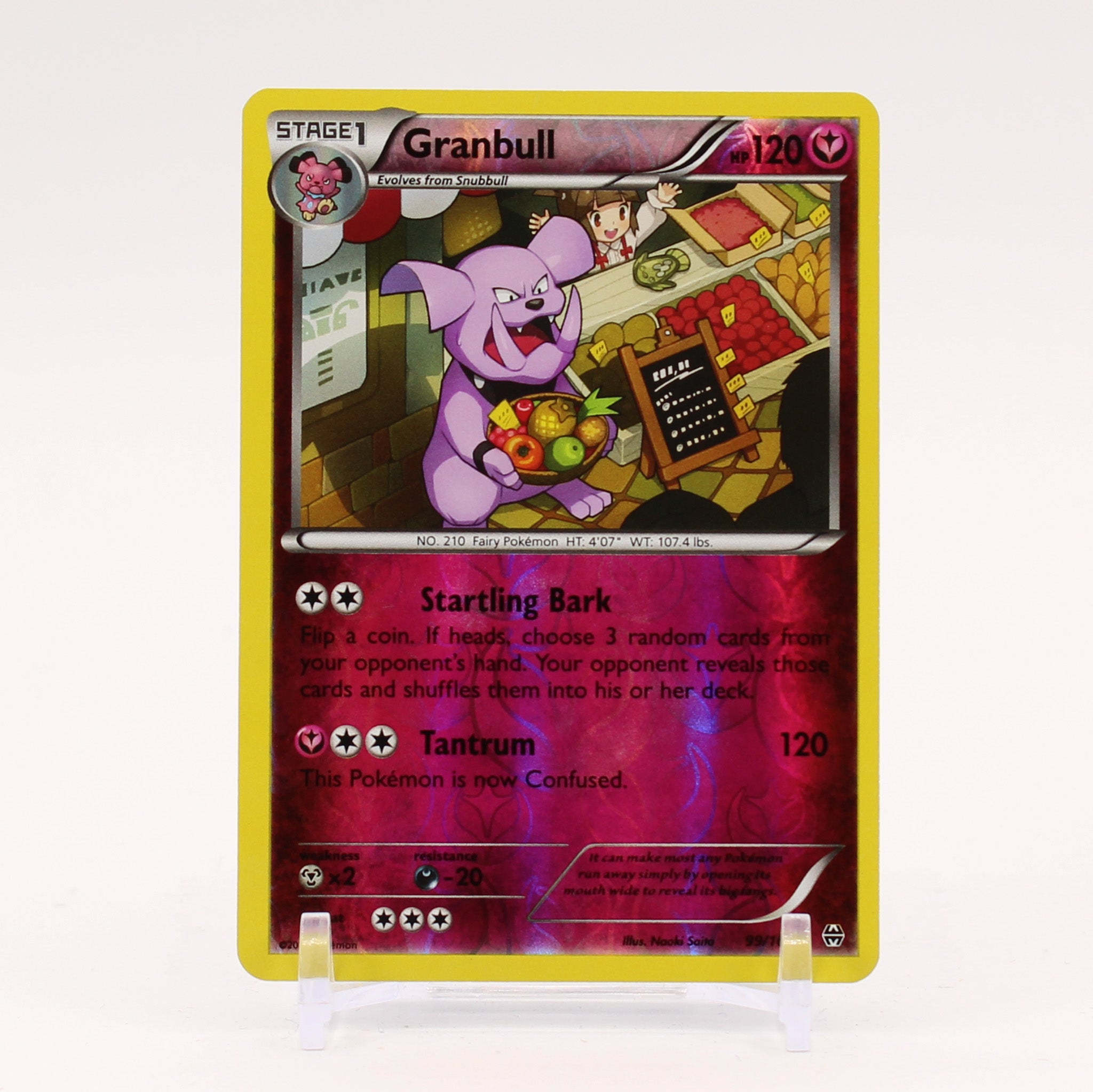 Granbull - 99/162 BREAKThrough Reverse Holo Pokemon - NM