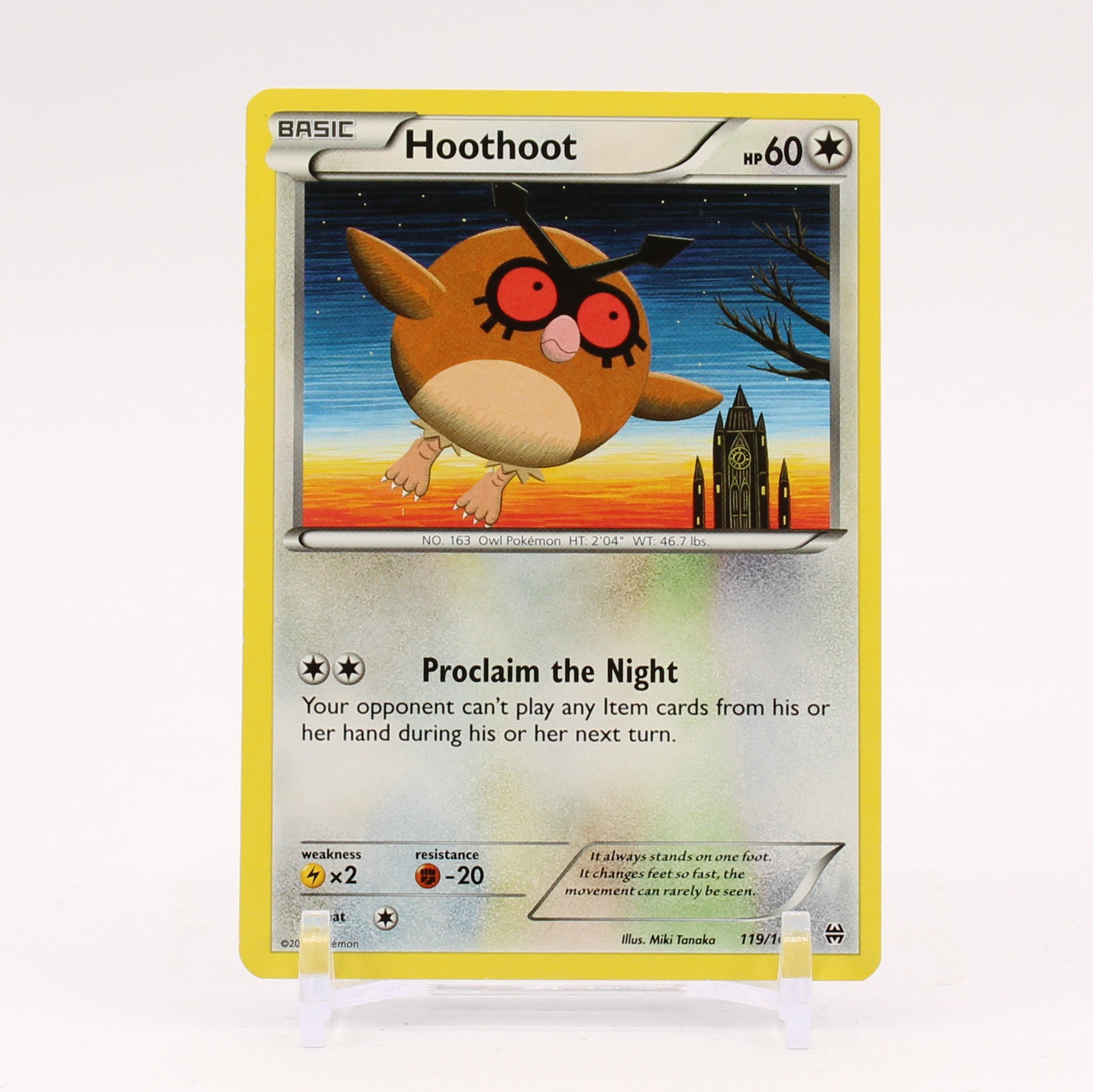 Hoothoot - 119/162 BREAKThrough Pokemon - NM