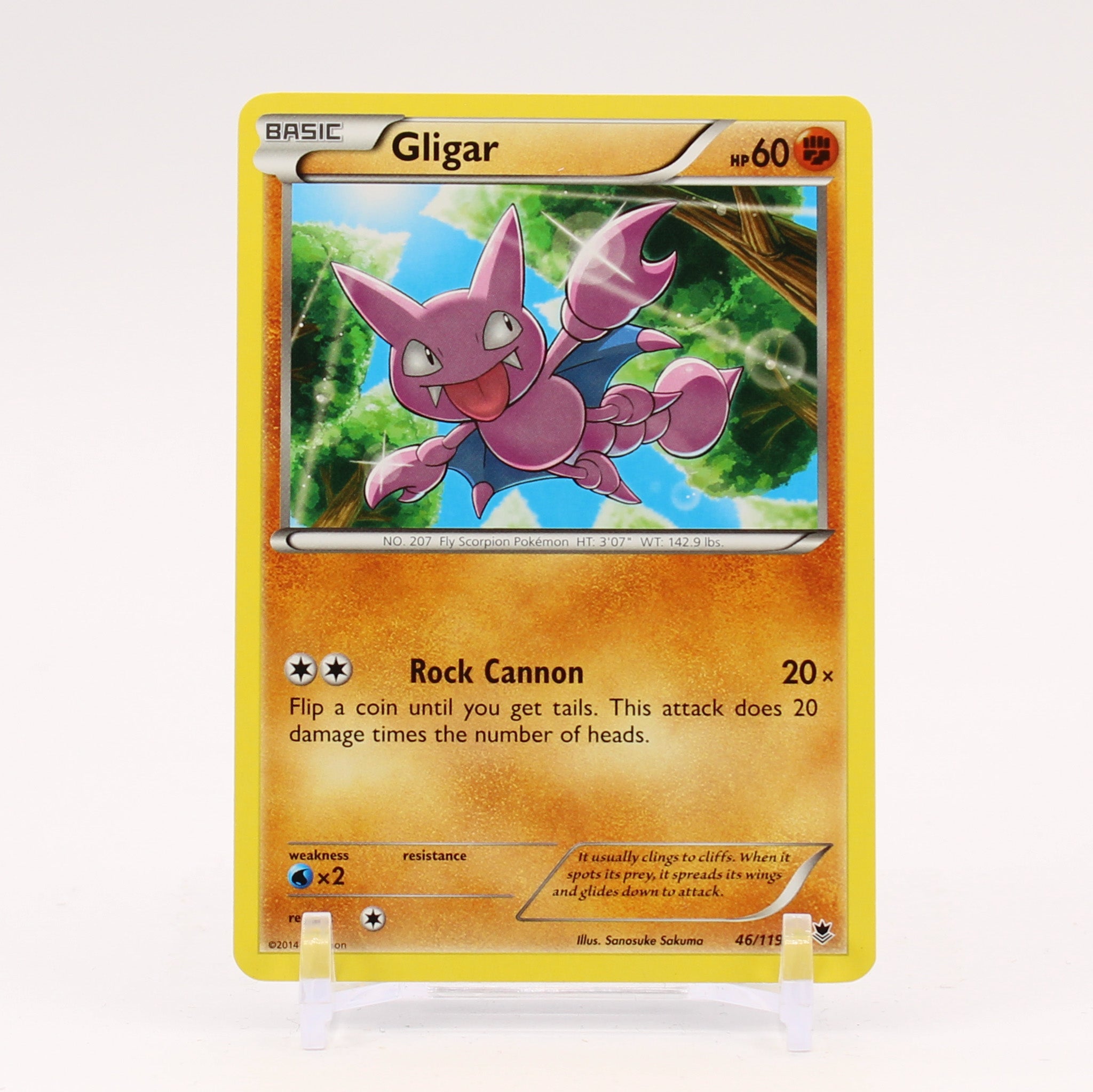 Gligar - 46/119 Phantom Forces Pokemon - NM