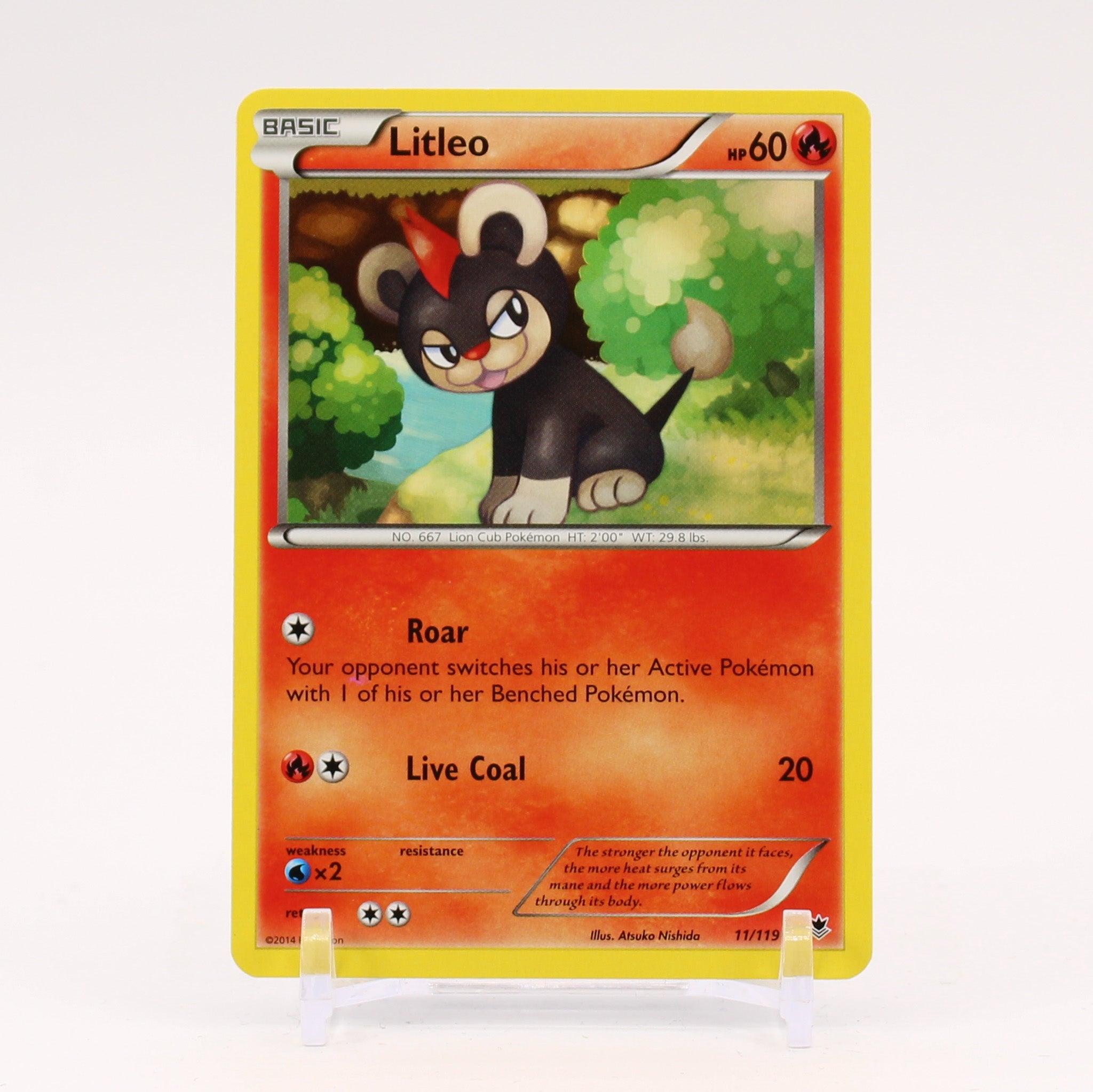 Litleo - 11/119 Phantom Forces Pokemon - NM