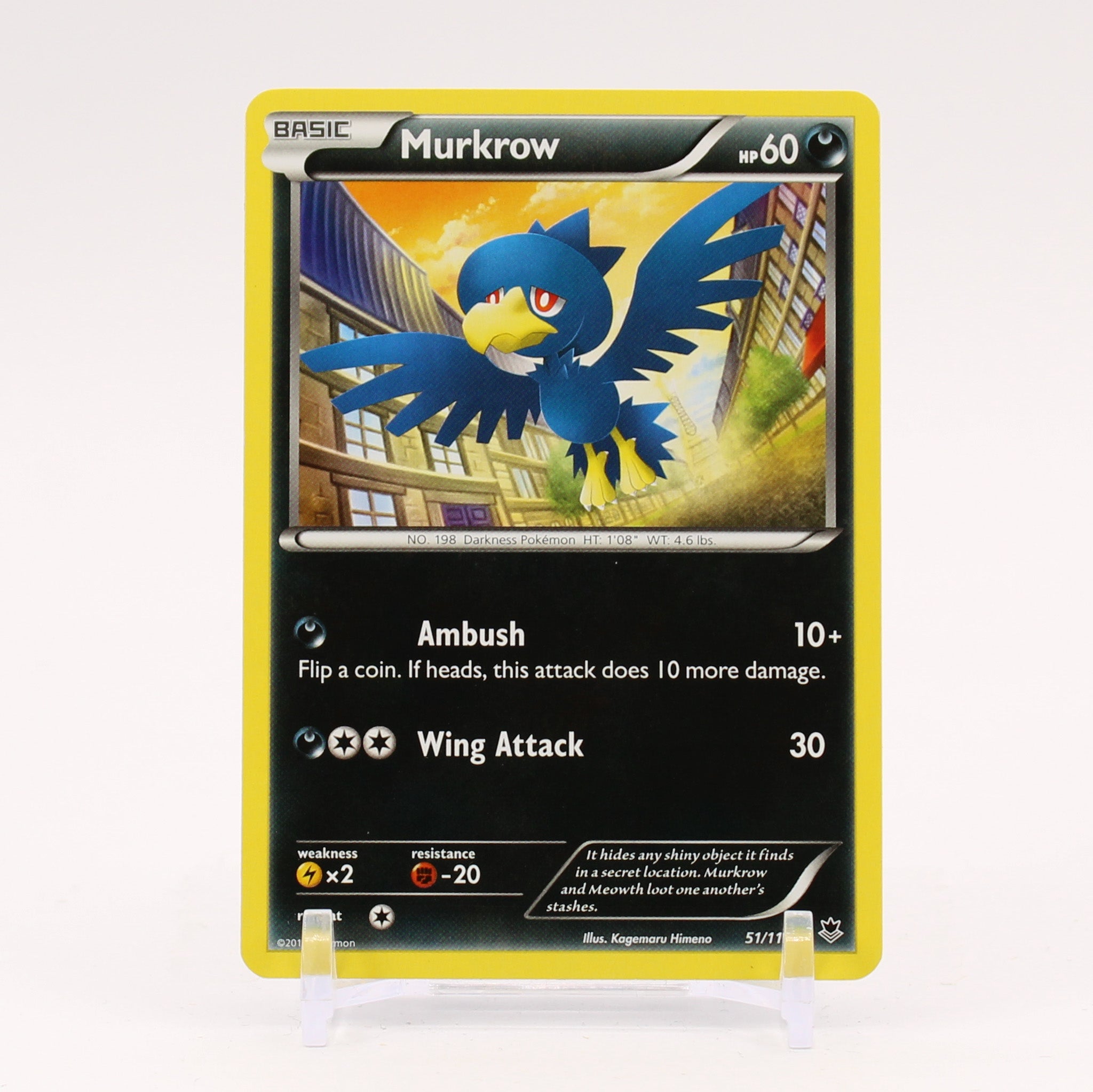 Murkrow - 51/119 Phantom Forces Pokemon - NM