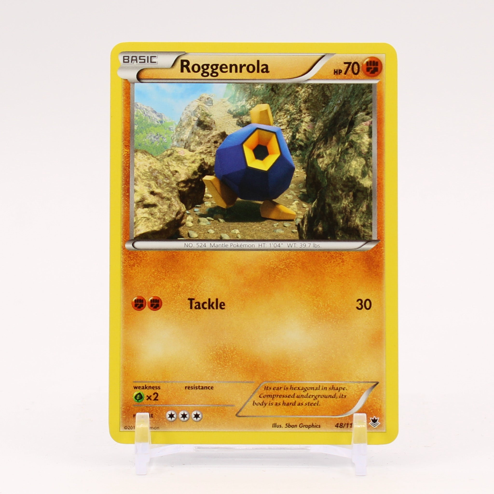 Roggenrola - 48/119 Phantom Forces Pokemon - NM