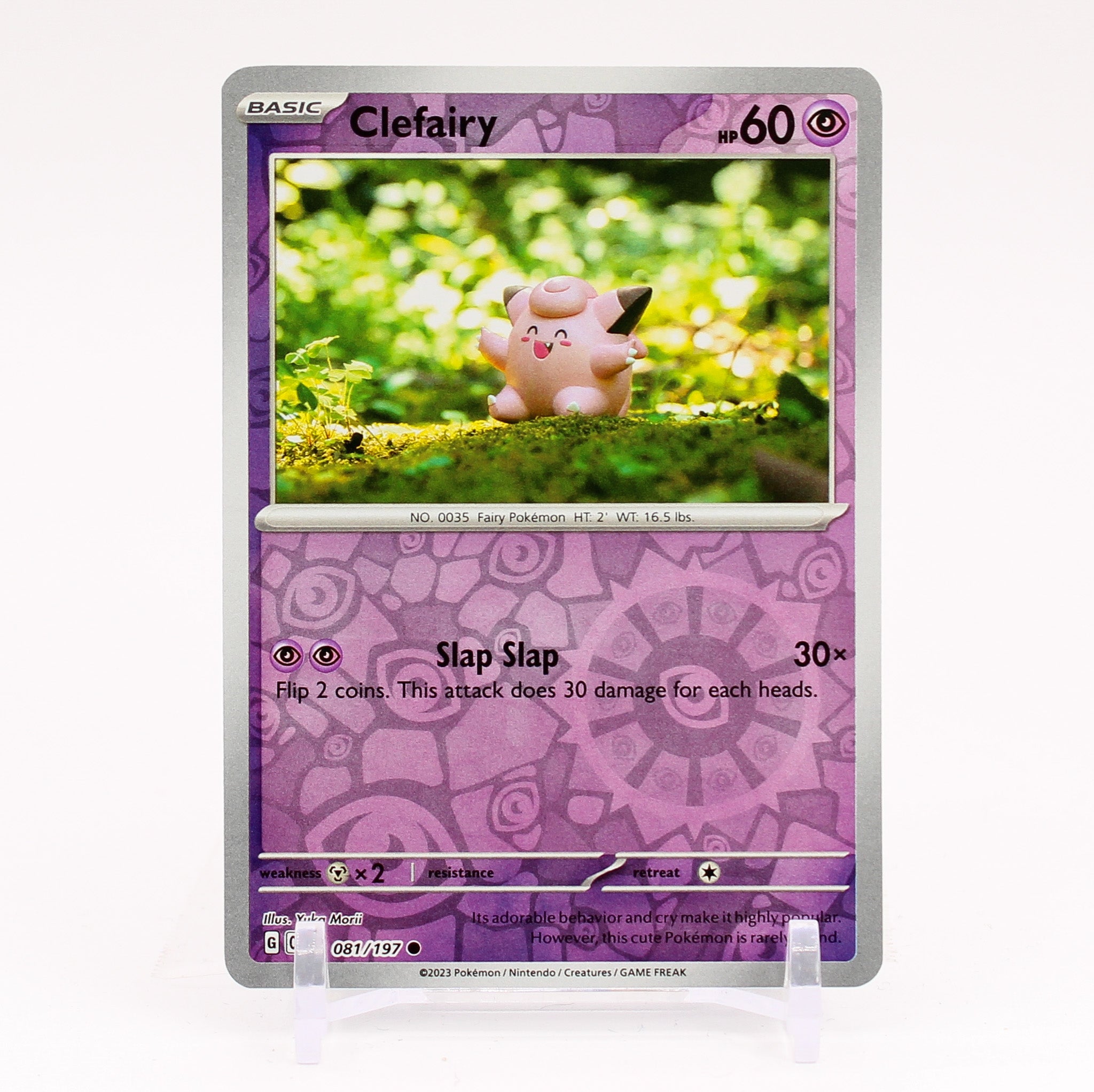 Clefairy - 081/197 Obsidian Flames Reverse Holo Pokemon - NM/MINT