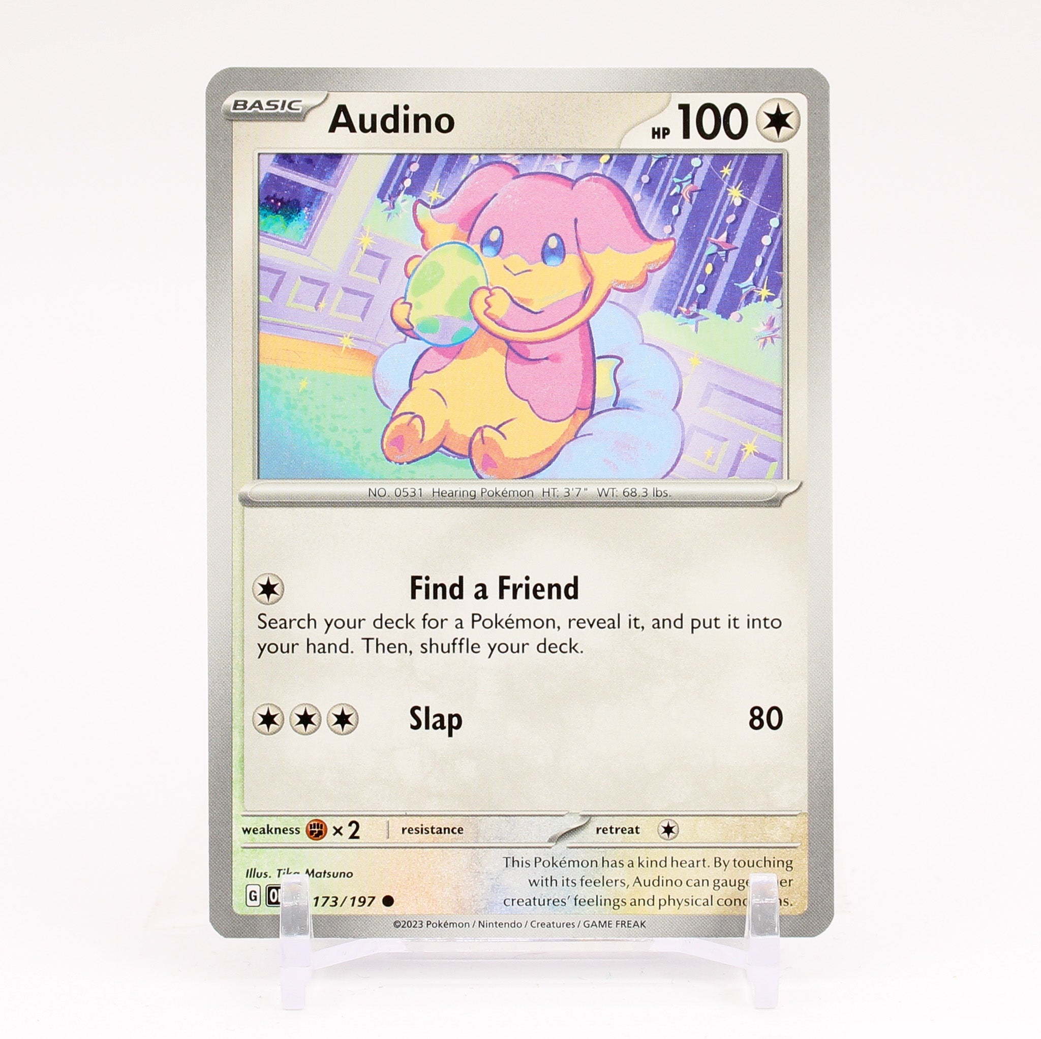 Audino - 173/197 Obsidian Flames Common Pokemon - NM/MINT