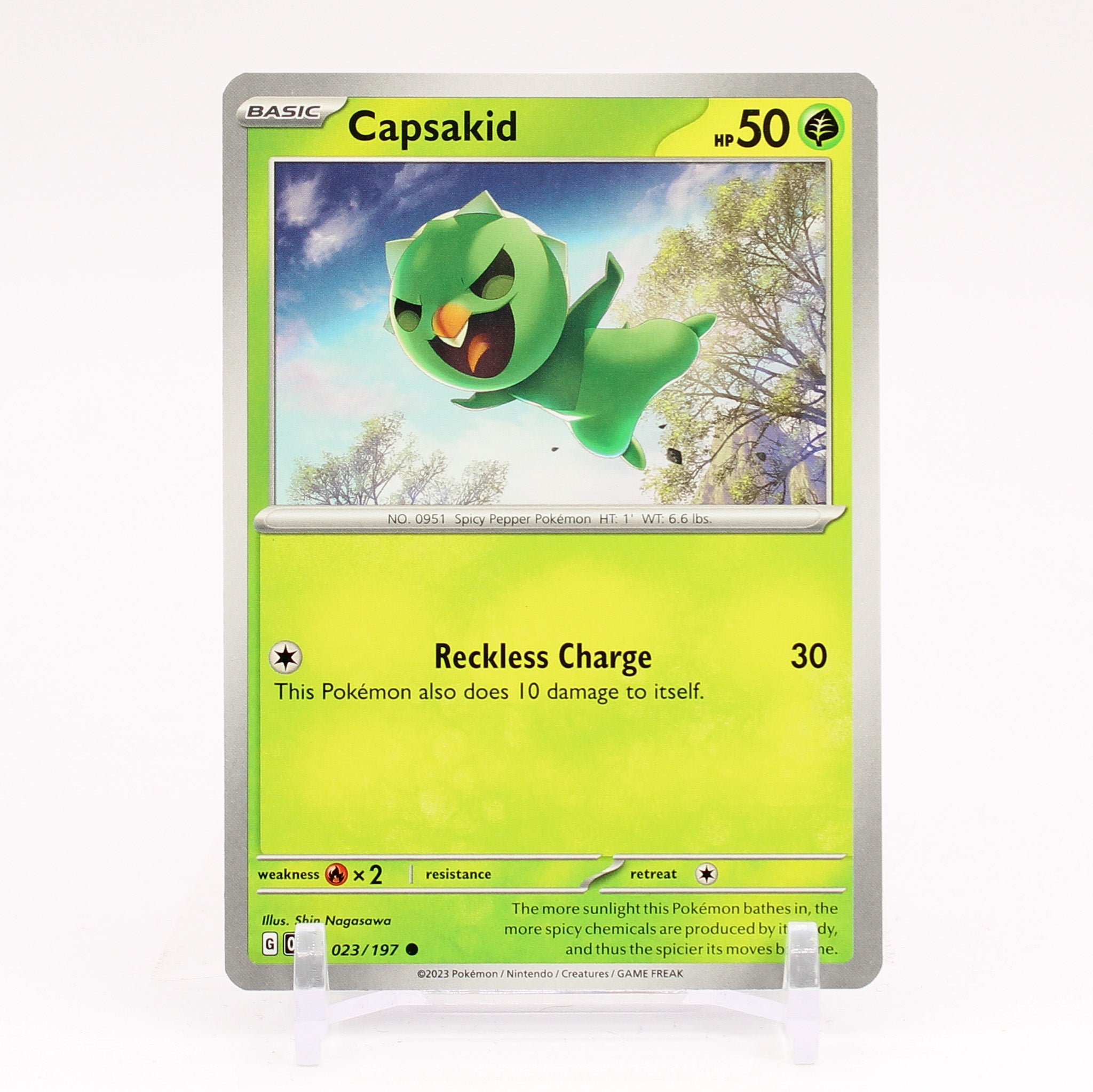 Capsakid - 023/197 Obsidian Flames Common Pokemon - NM/MINT