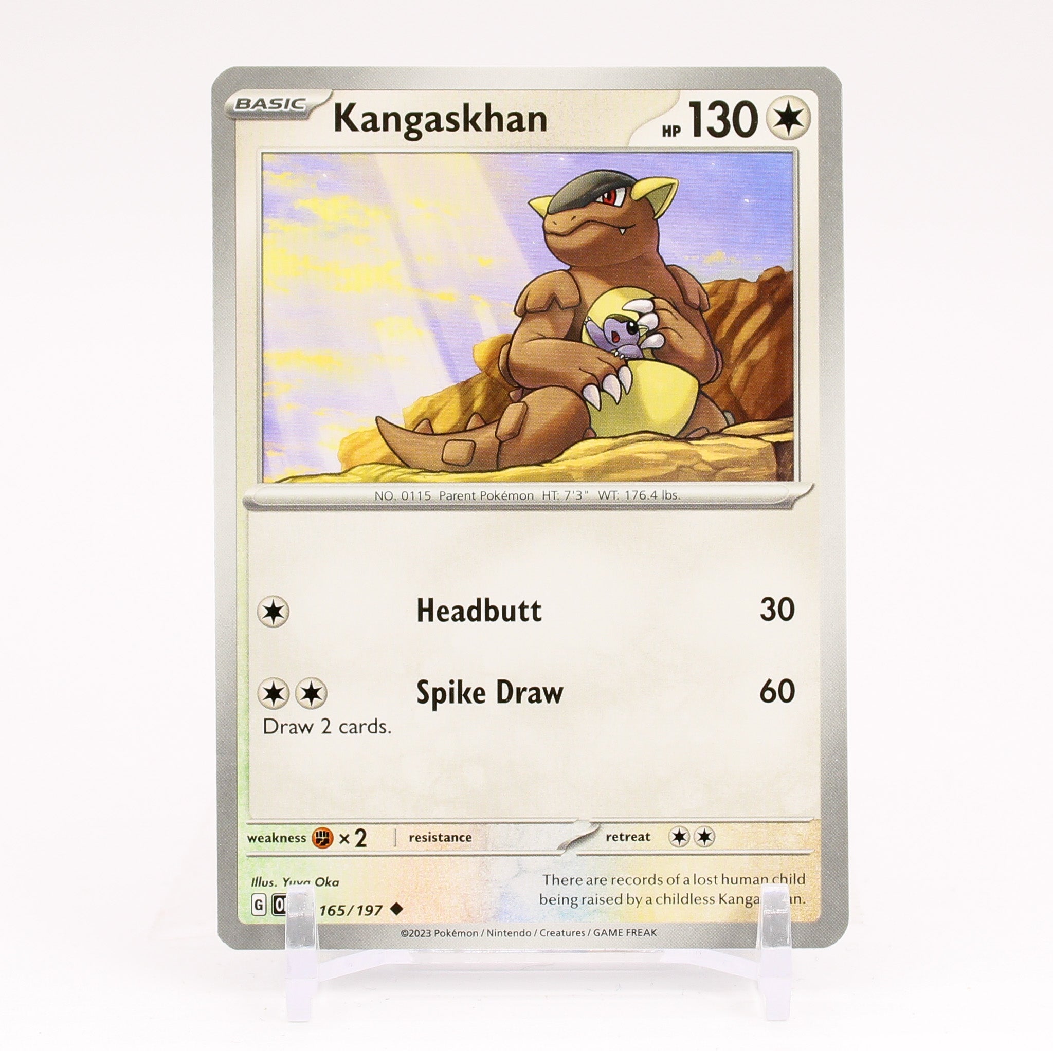 Kangaskhan - 165/197 Obsidian Flames Uncommon Pokemon - NM/MINT
