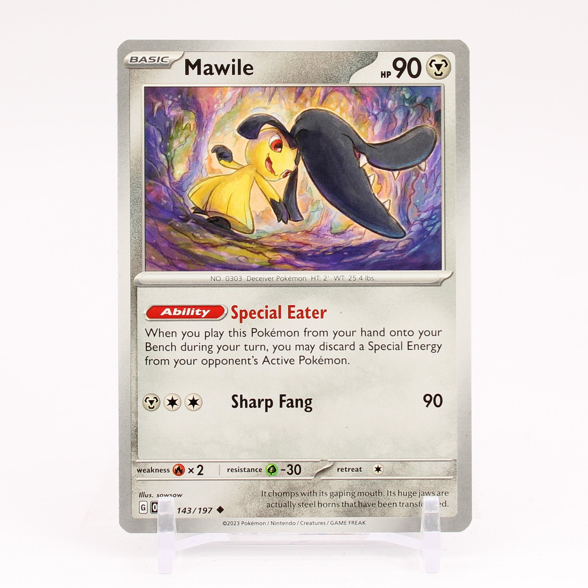 Mawile - 143/197 Obsidian Flames Uncommon Pokemon - NM/MINT