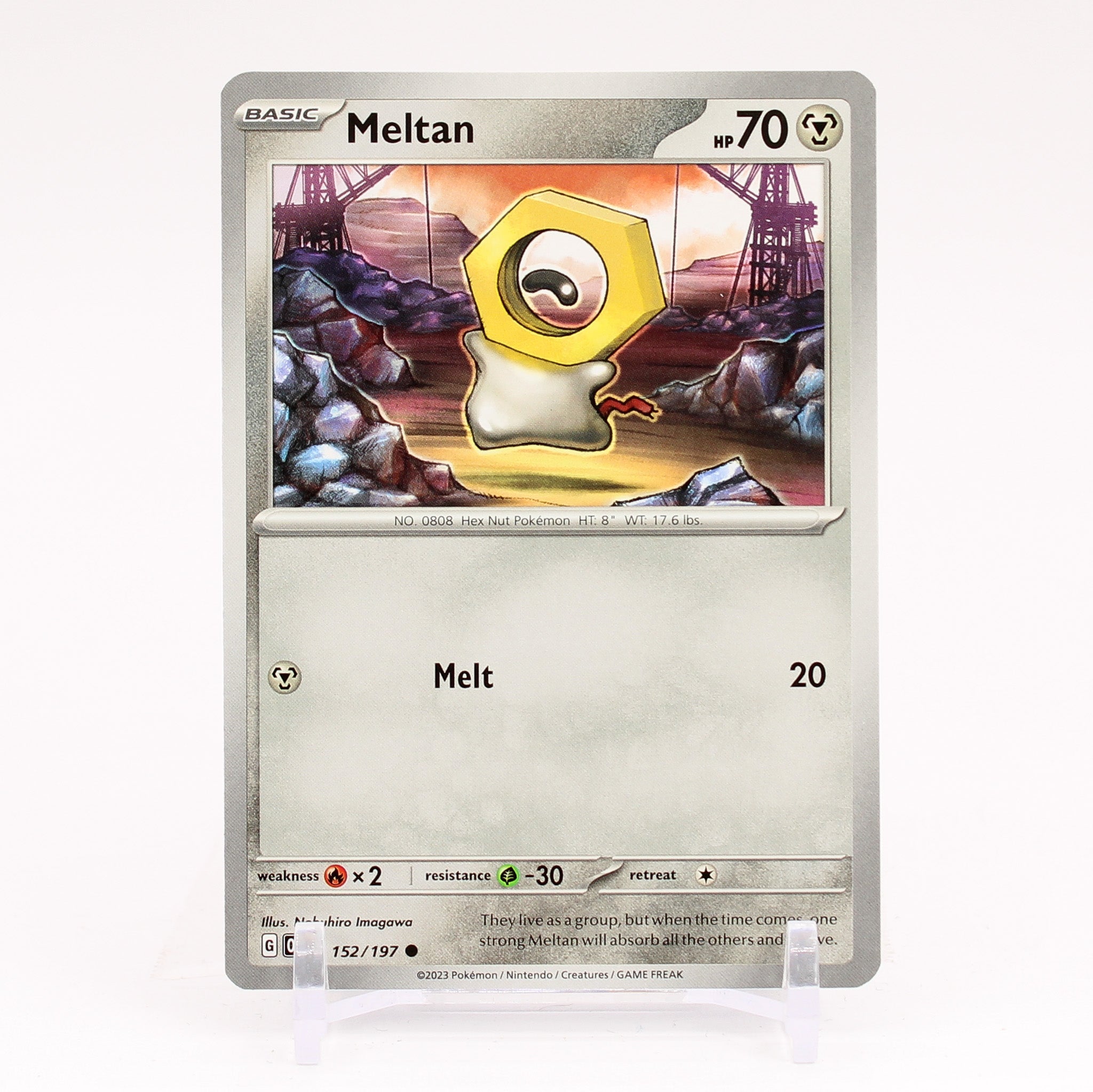 Meltan - 152/197 Obsidian Flames Common Pokemon - NM/MINT