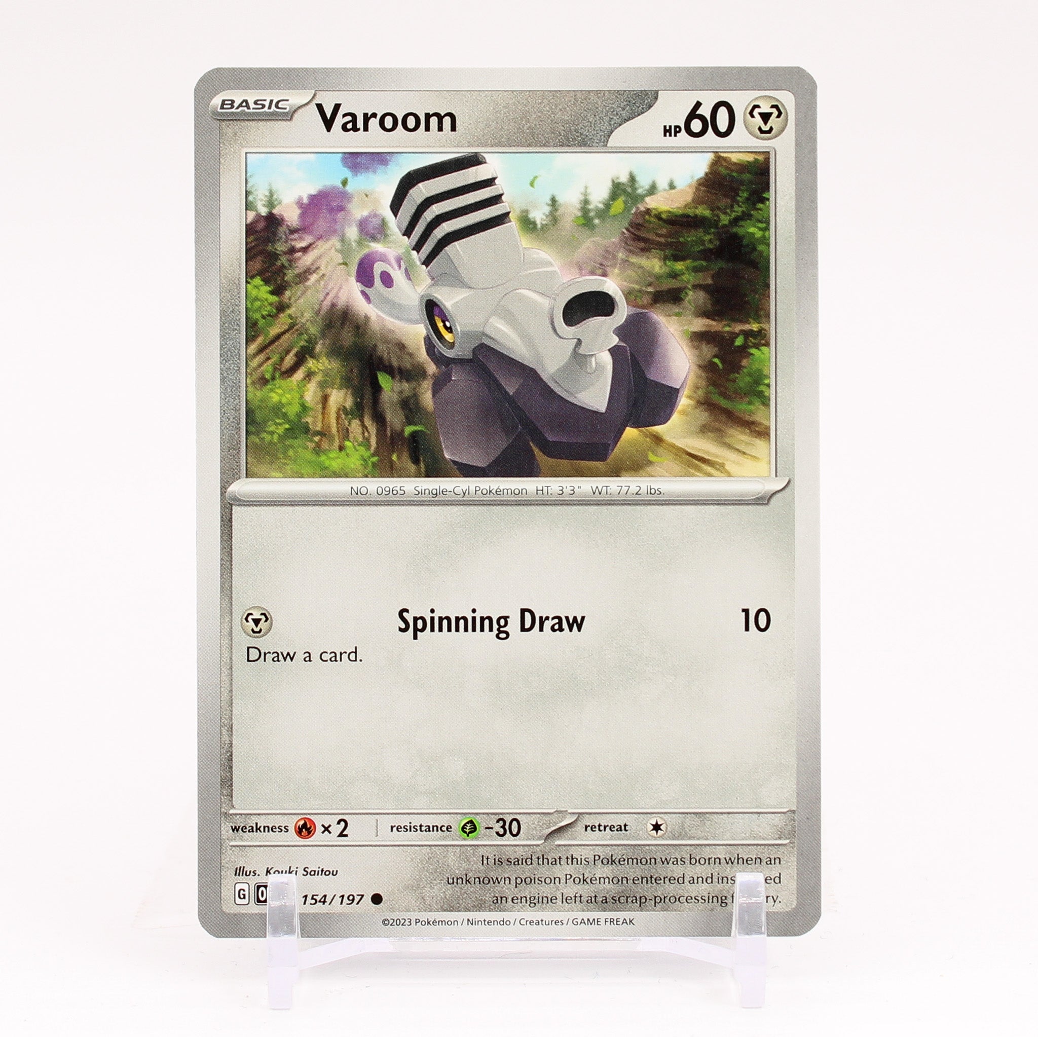 Varoom - 154/197 Obsidian Flames Common Pokemon - NM/MINT
