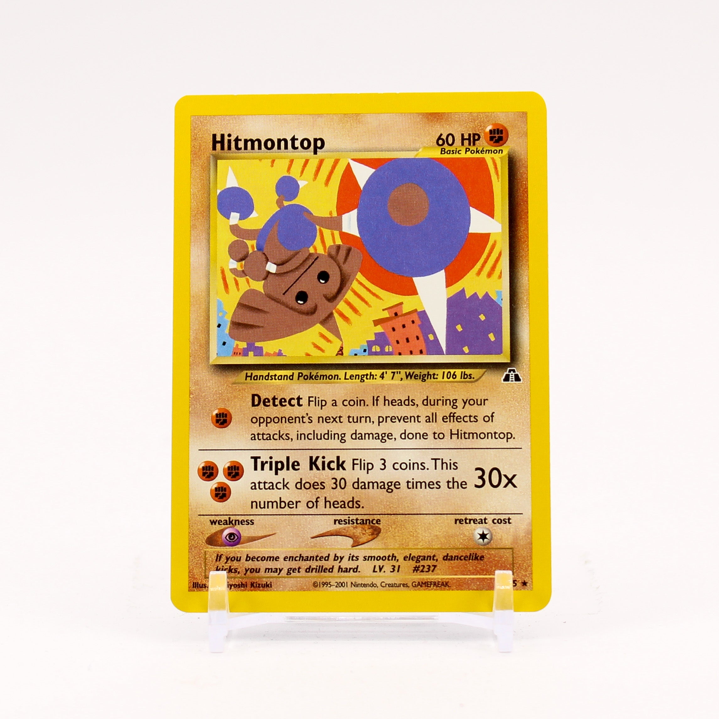 Hitmontop - 22/75 Neo Discovery Rare Pokemon -	NM