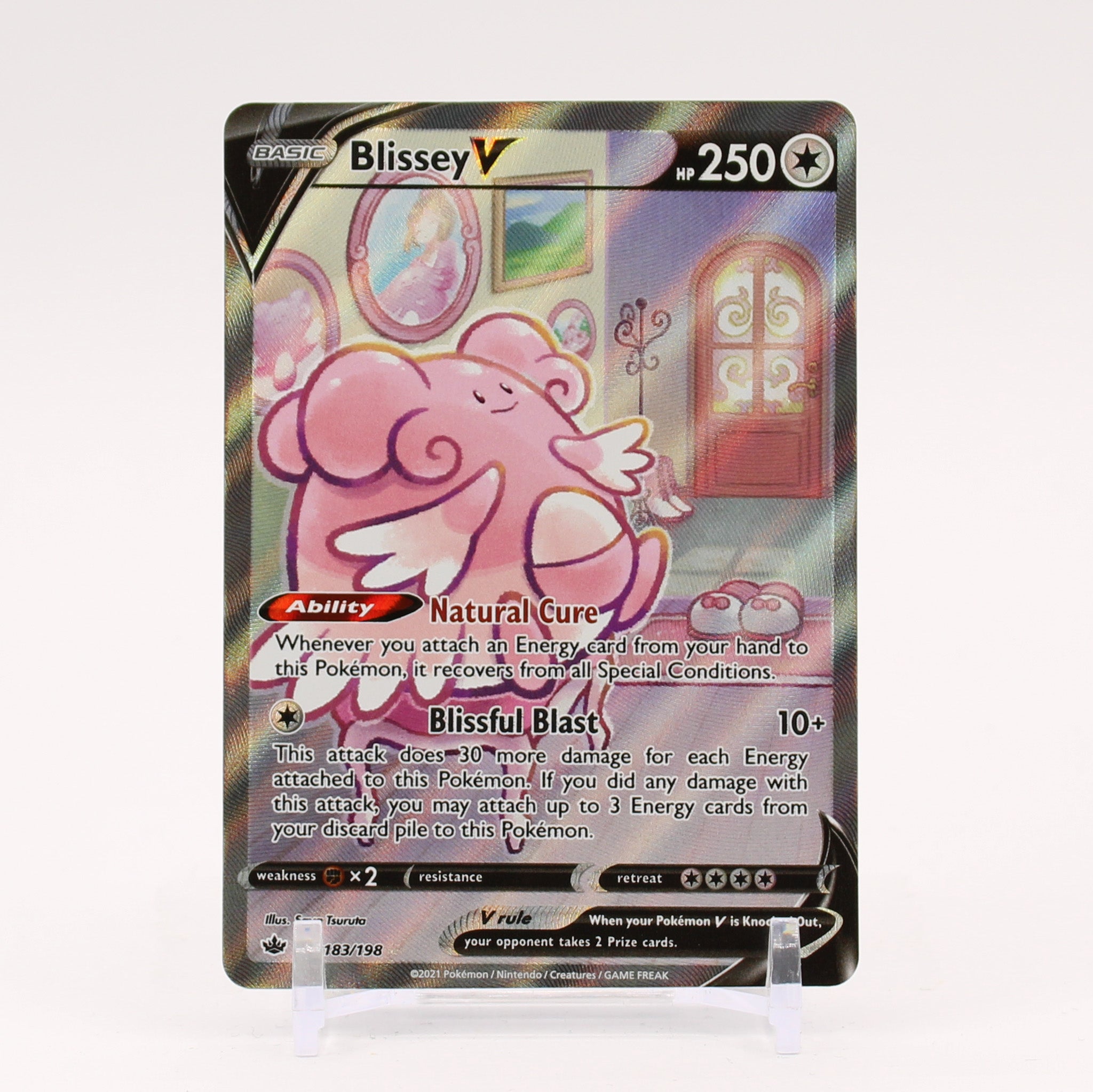 Blissey V - 183/198 Chilling Reign Alternate Art Pokemon - NM/MINT