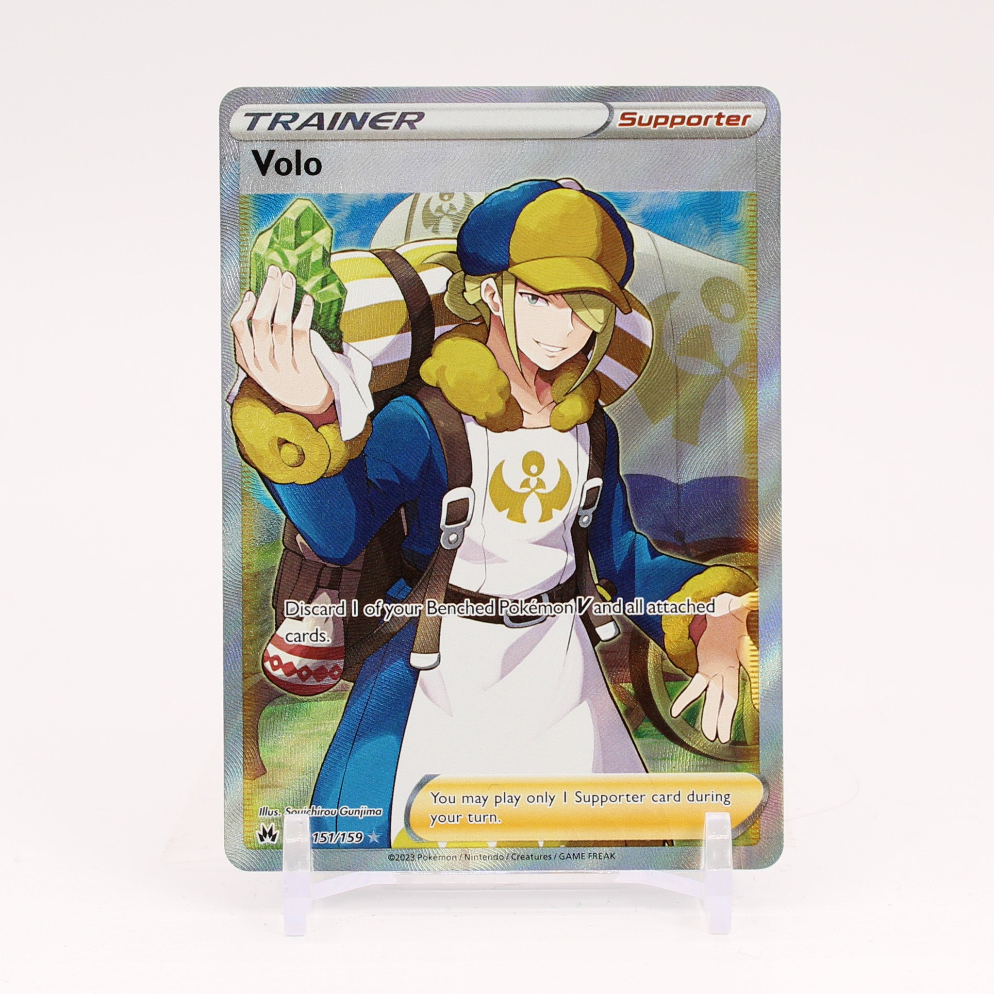 Volo - 151/159 Crown Zenith Full Art Trainer - NM/MINT