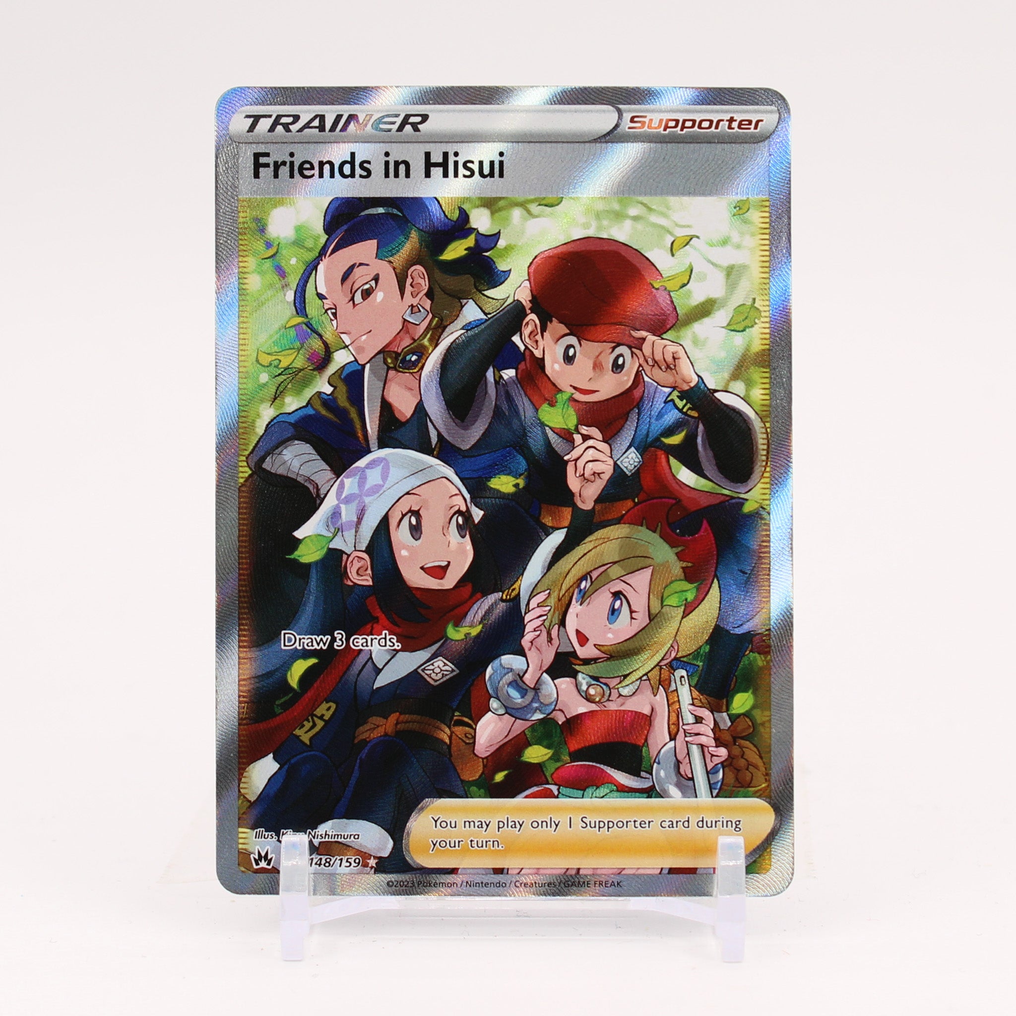 Friends In Hisui - 148/159 Crown Zenith Full Art Trainer - NM/MINT