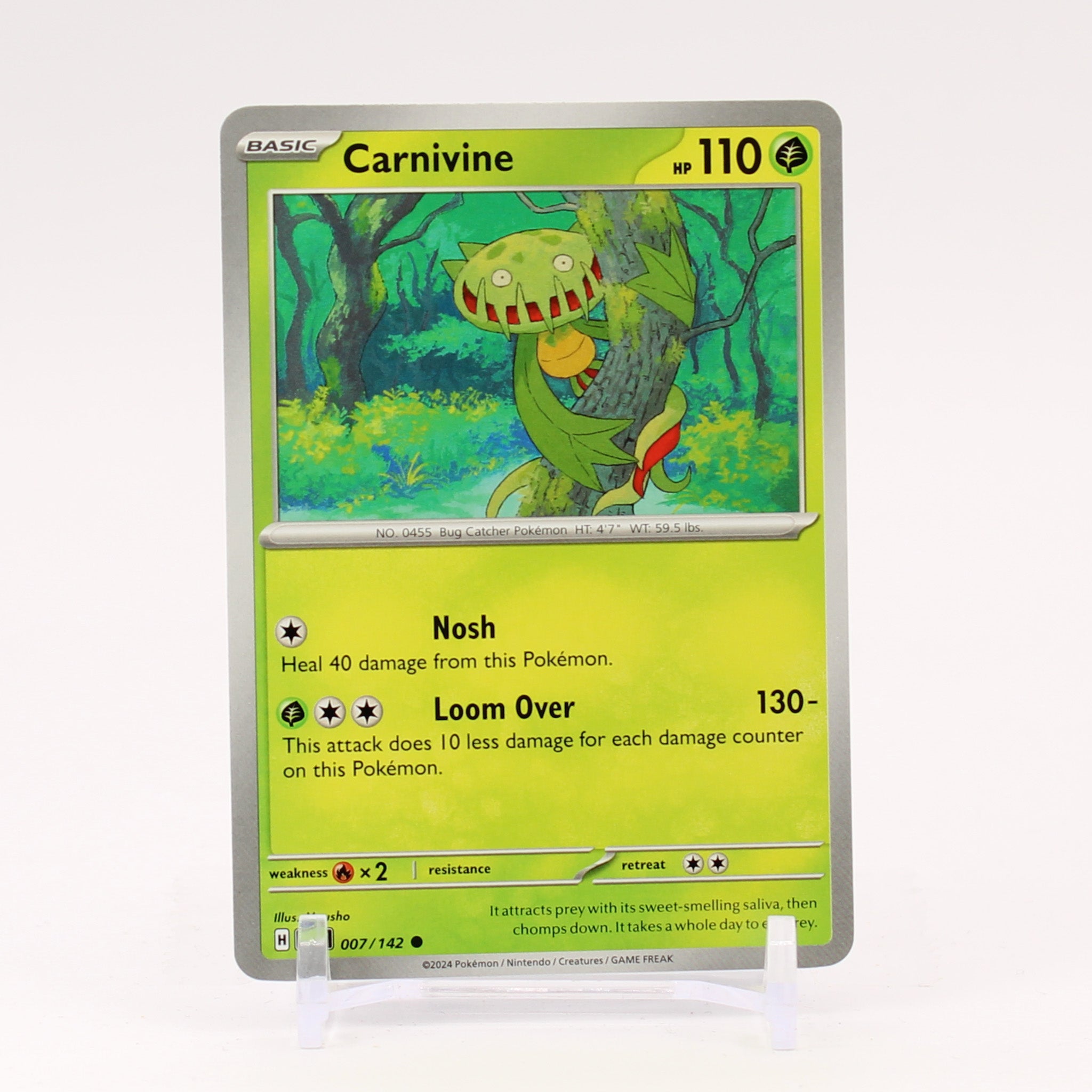 Carnivine - 007/142 Stellar Crown Pokemon - NM/MINT