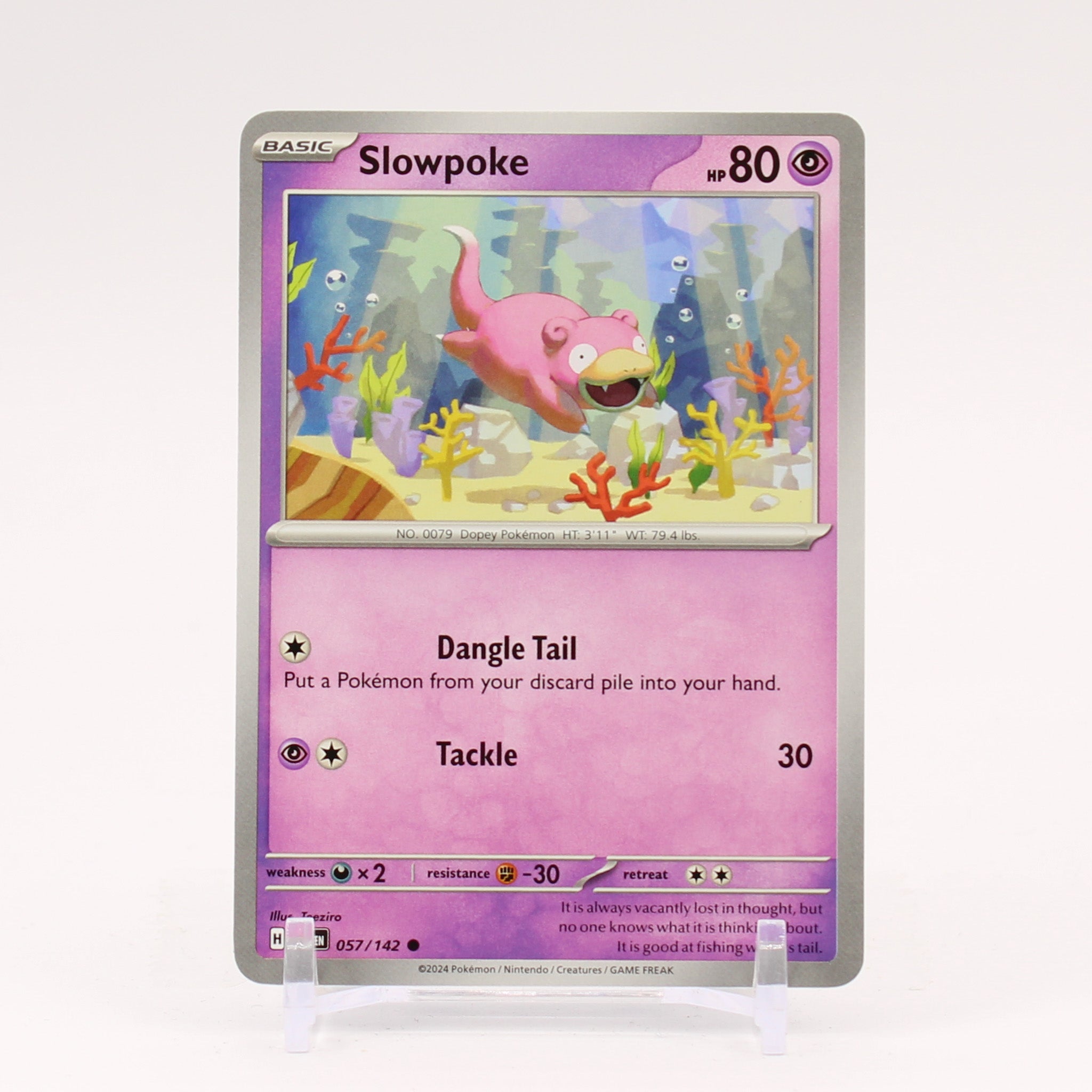 Slowpoke - 057/142 Stellar Crown Pokemon - NM/MINT