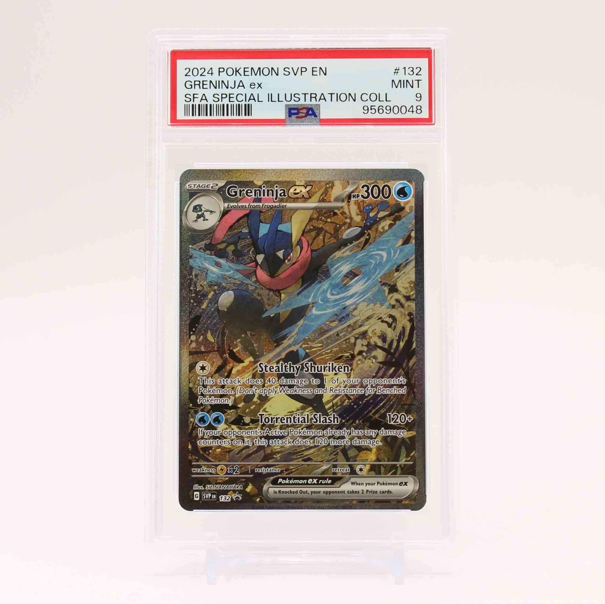 Greninja ex - SVP132 PSA 9 Shrouded Fable Collection Promo Pokemon - MINT