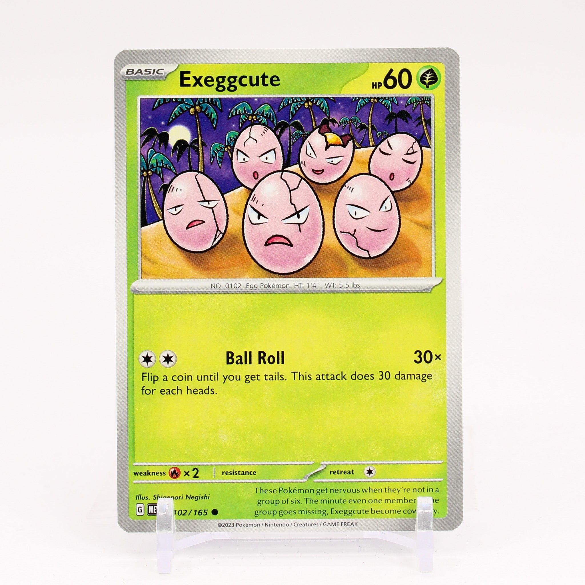 Exeggcute - 102/165 151 Common Pokemon - NM/MINT