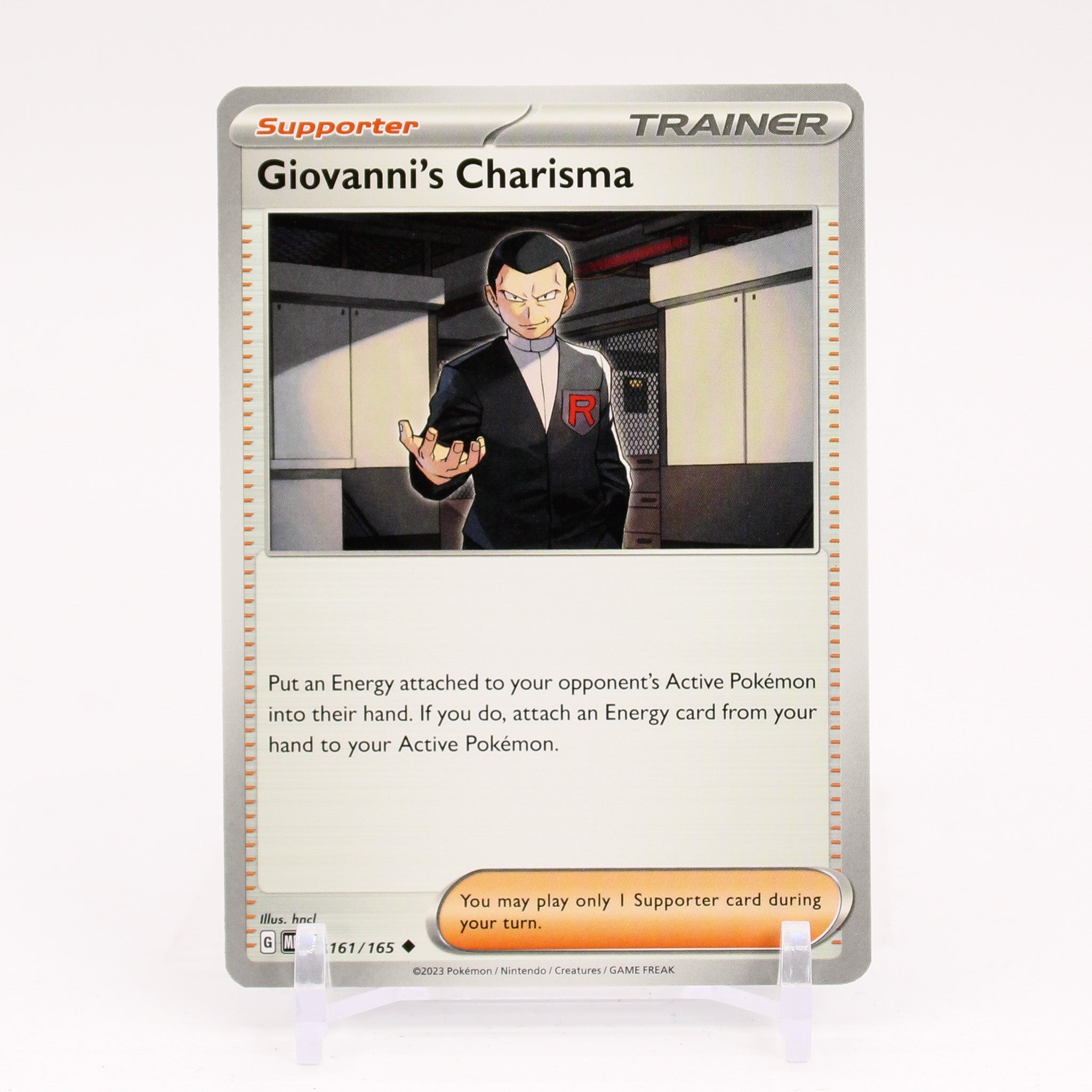 Giovanni's Charisma - 161/165 151 Uncommon Trainer - NM/MINT